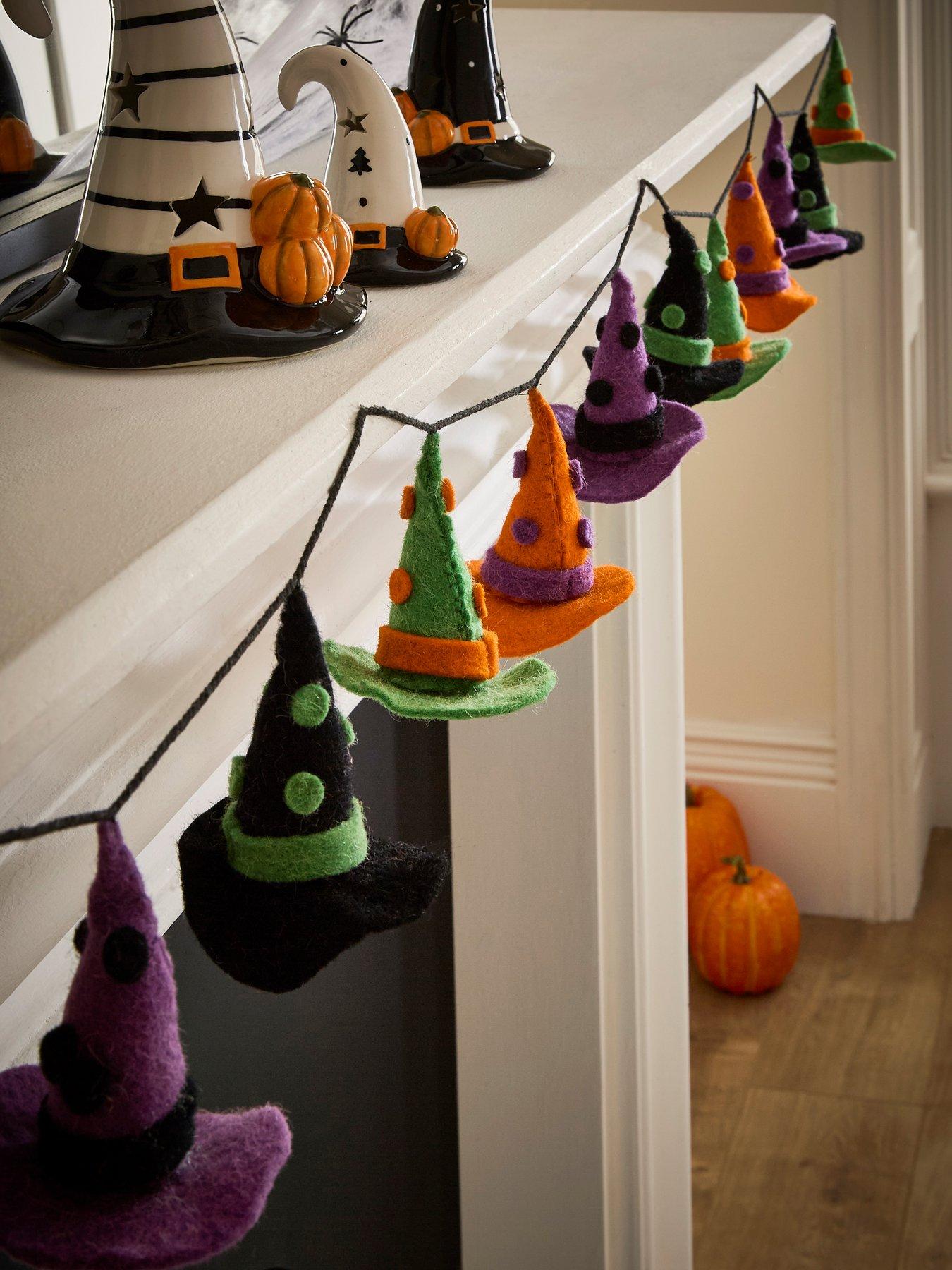 Hocus Pocus Witches Hats Halloween Garland