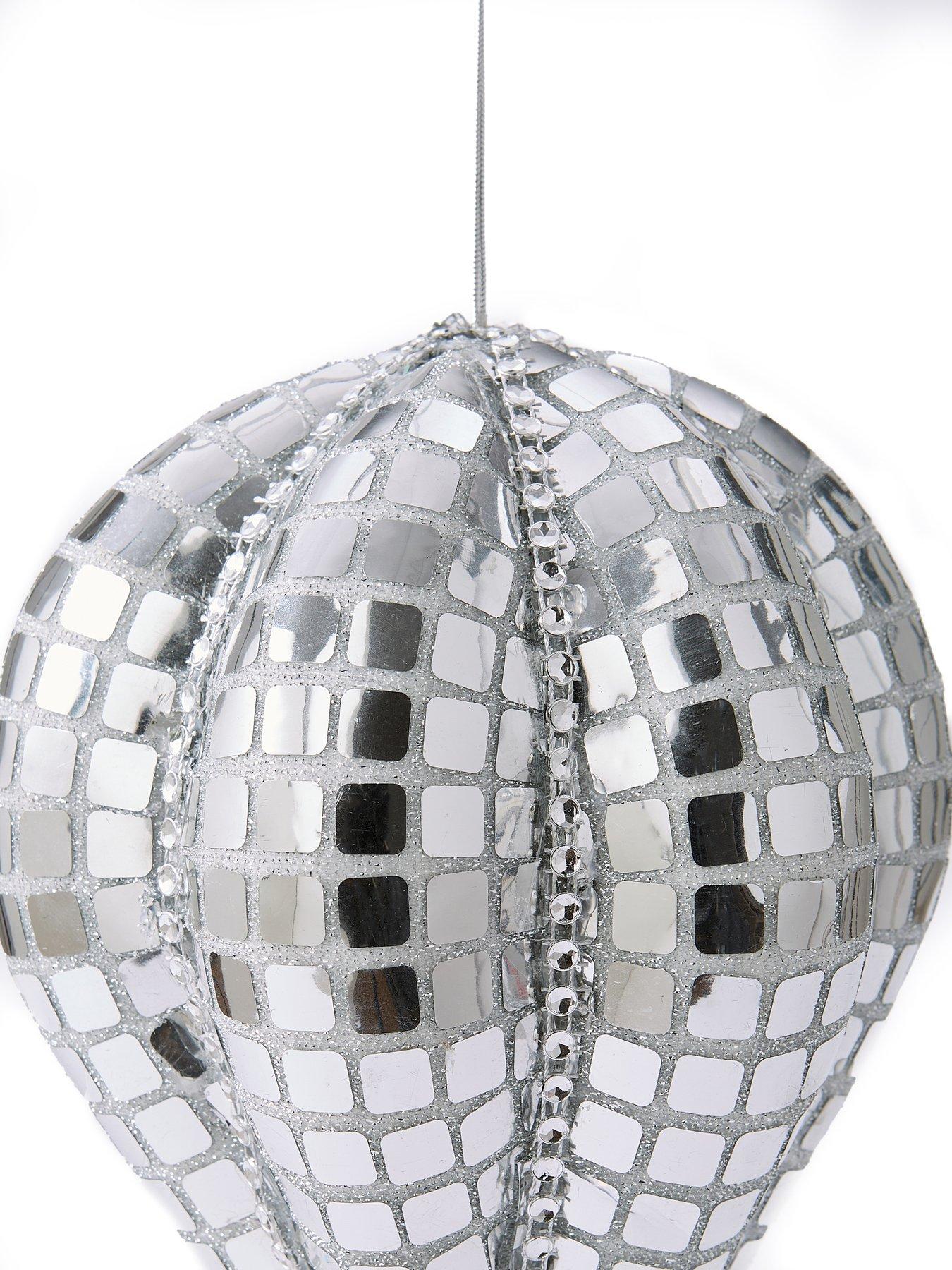  image of the-christmas-gift-co-disco-hanging-hot-air-balloon-christmas-decoration--nbsp22-cm