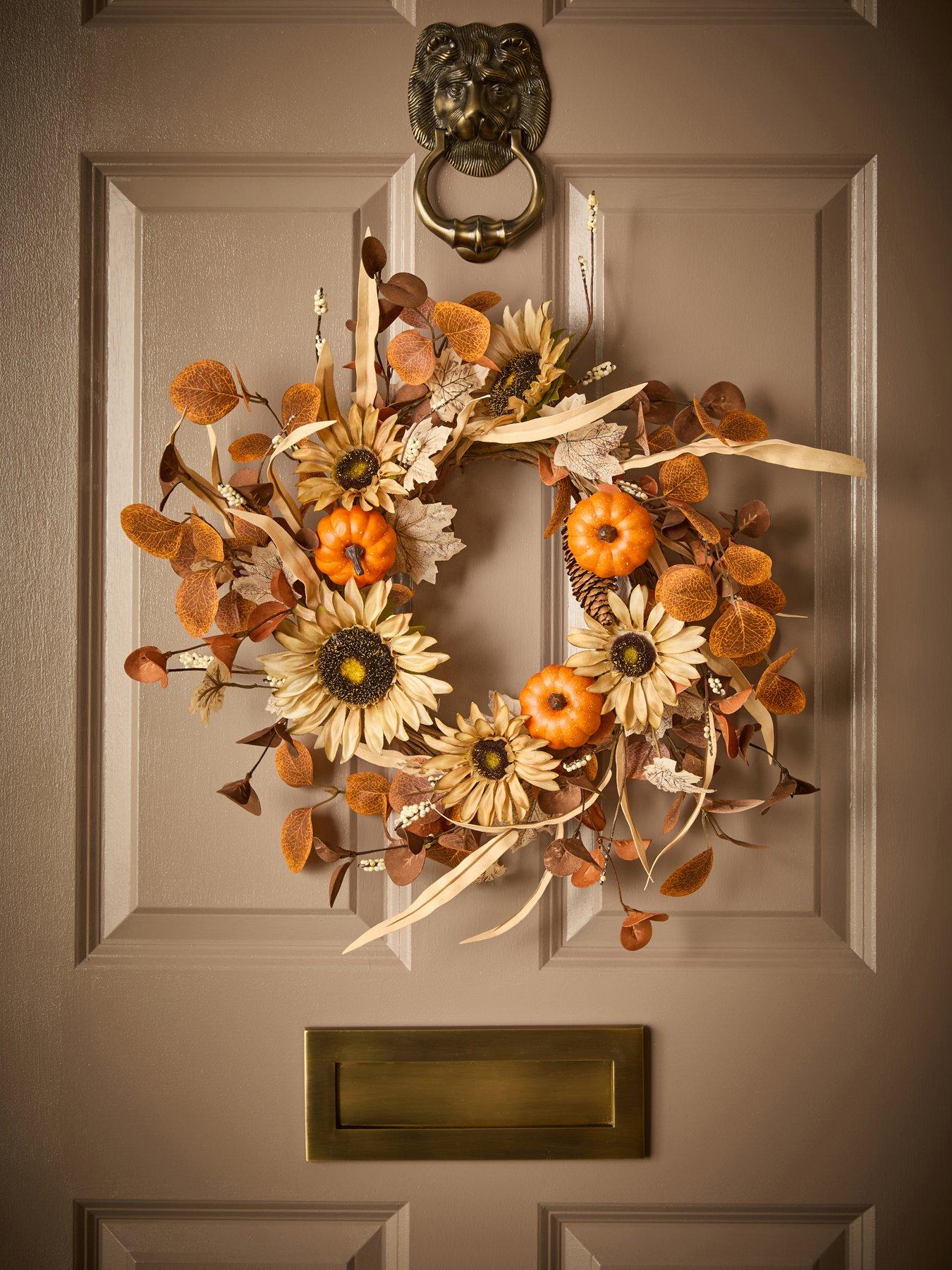undefined 45 cm Autumnal Sunflower Wreath