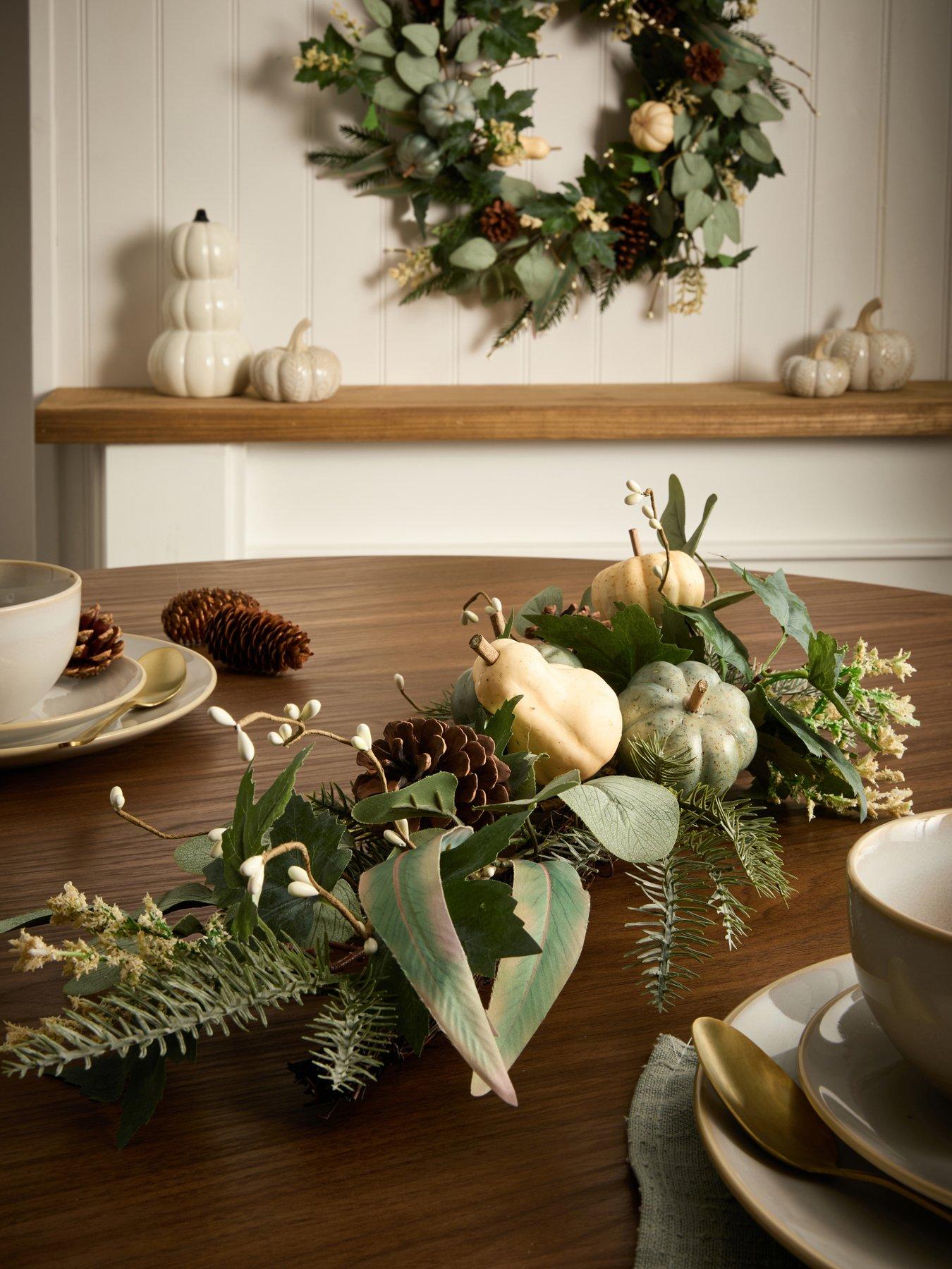 scottish-everlastings-80nbspcm-premium-autumnnbsppumpkin-table-centrepiece-swag-green
