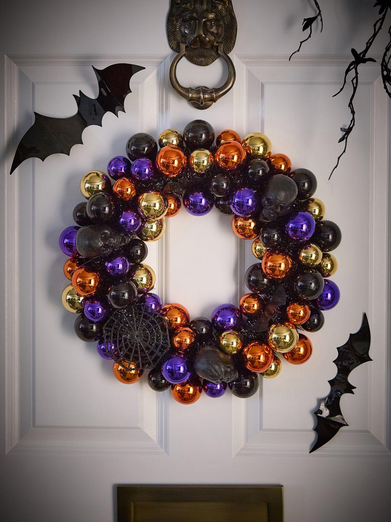 undefined 45 cm Halloween Bauble Wreath Decoration
