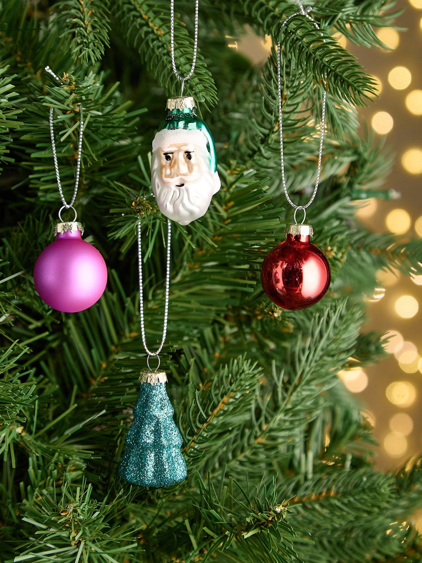 The Christmas Gift Co Set of 18 Whimsical Christmas Tree Baubles