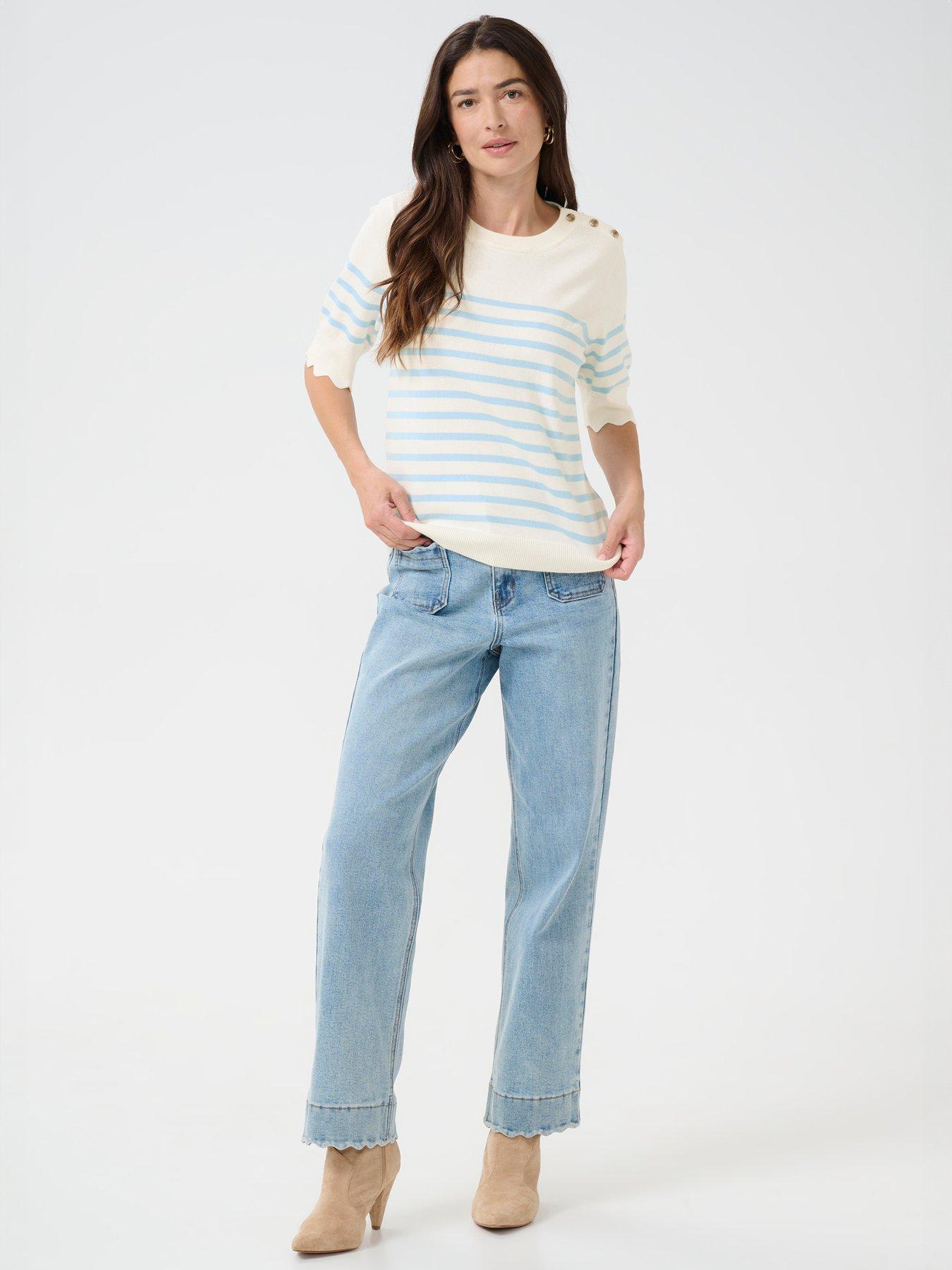 back image of cream-knit-top-multi