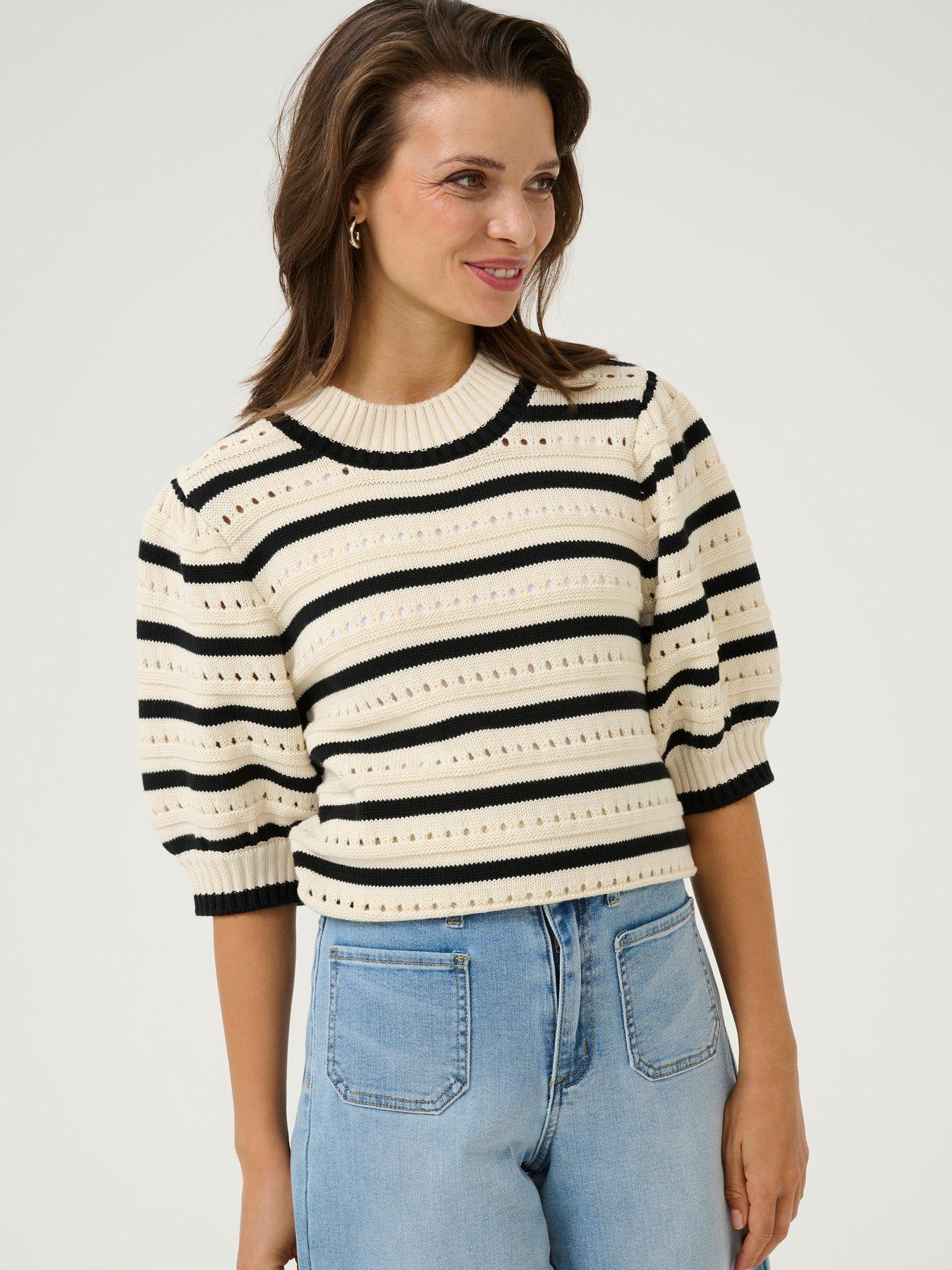 kaffe-evelyn-half-sleeve-pullover-neutral