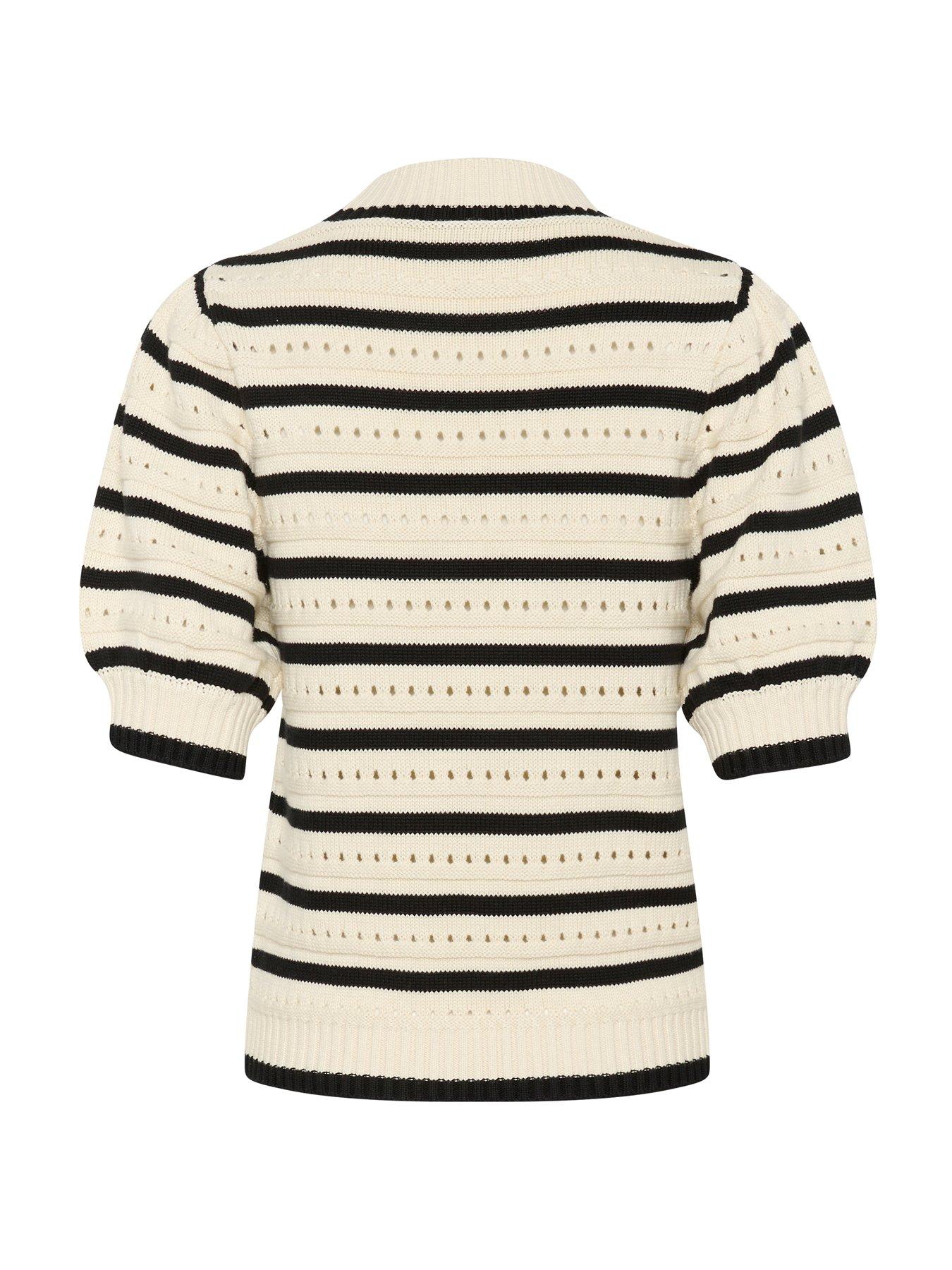  image of kaffe-evelyn-half-sleeve-pullover-neutral