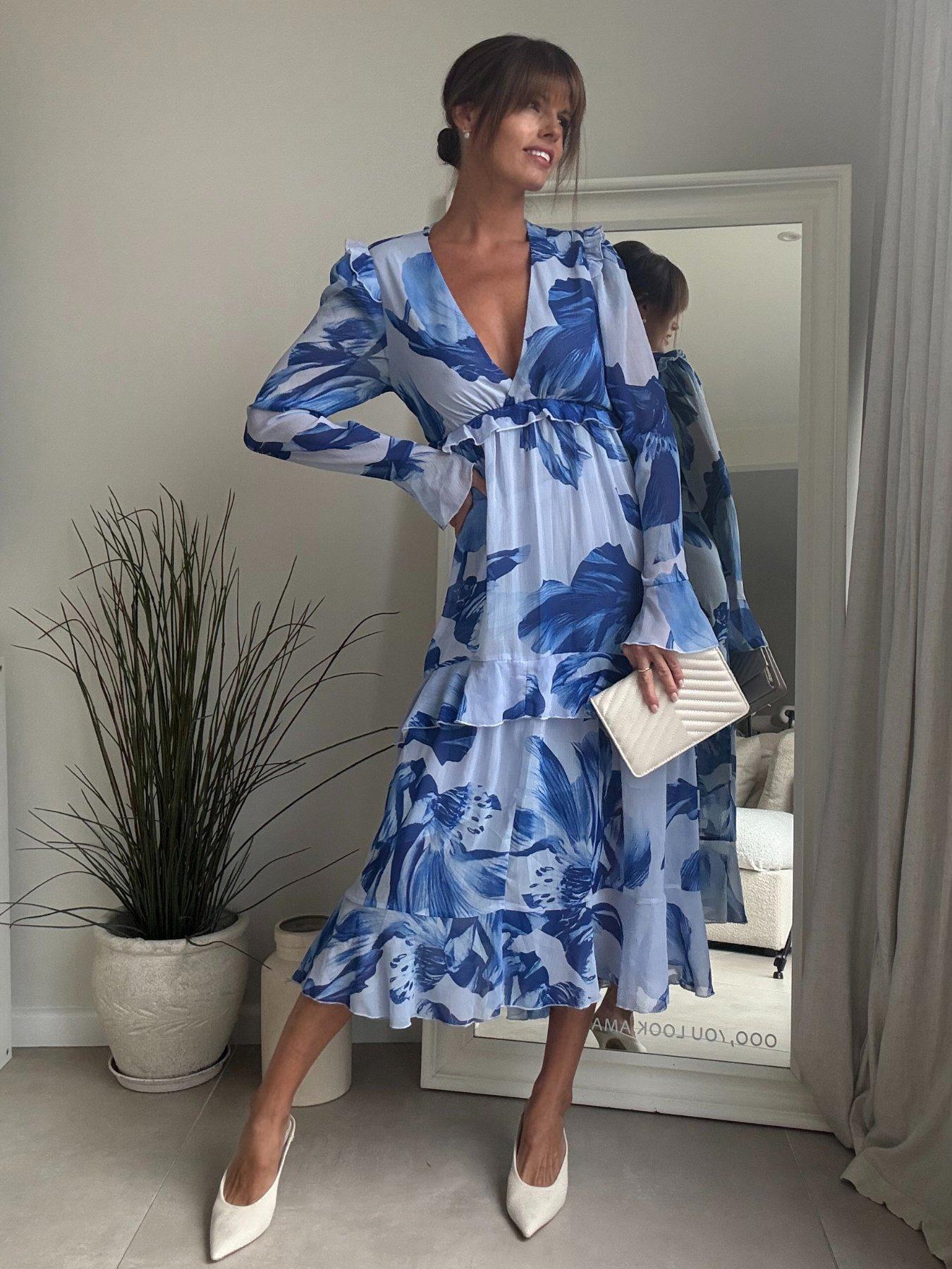 undefined Birdie Dress - Blue