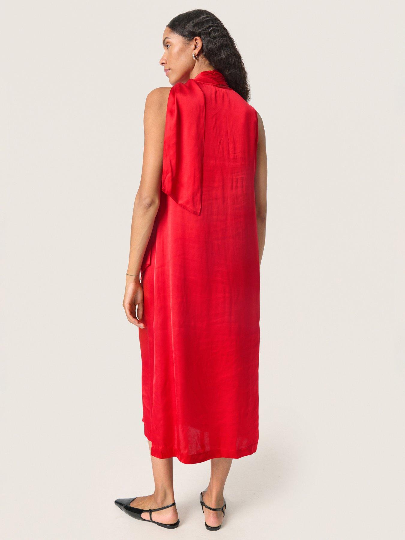  image of soaked-in-luxury-asja-midi-dress-red