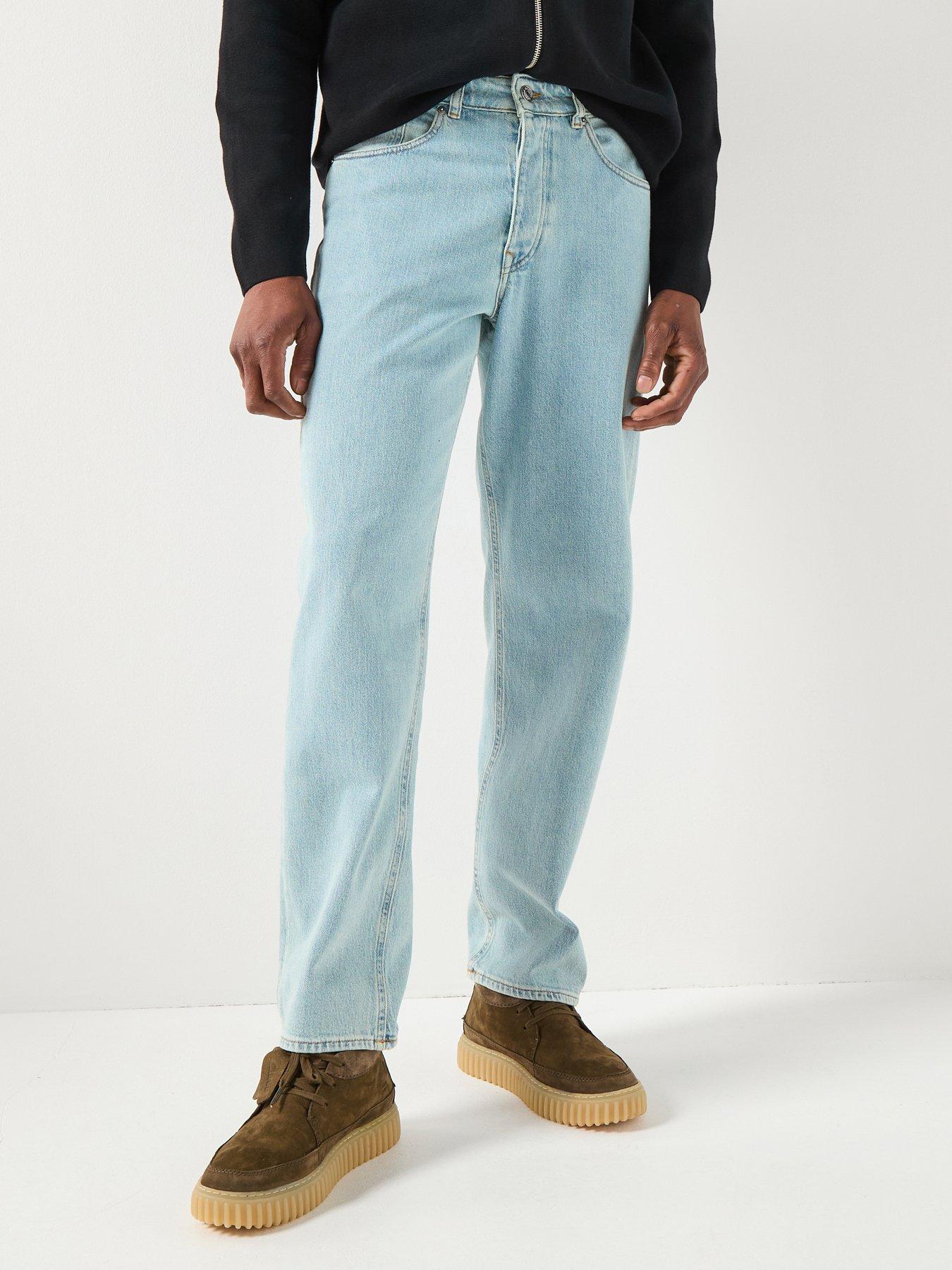 image of selected-homme-regular-fit-ben-kori-rinse-wash-jeans-blue