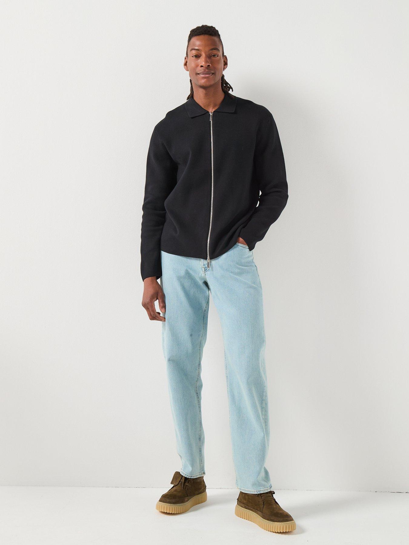  image of selected-homme-regular-fit-ben-kori-rinse-wash-jeans-blue