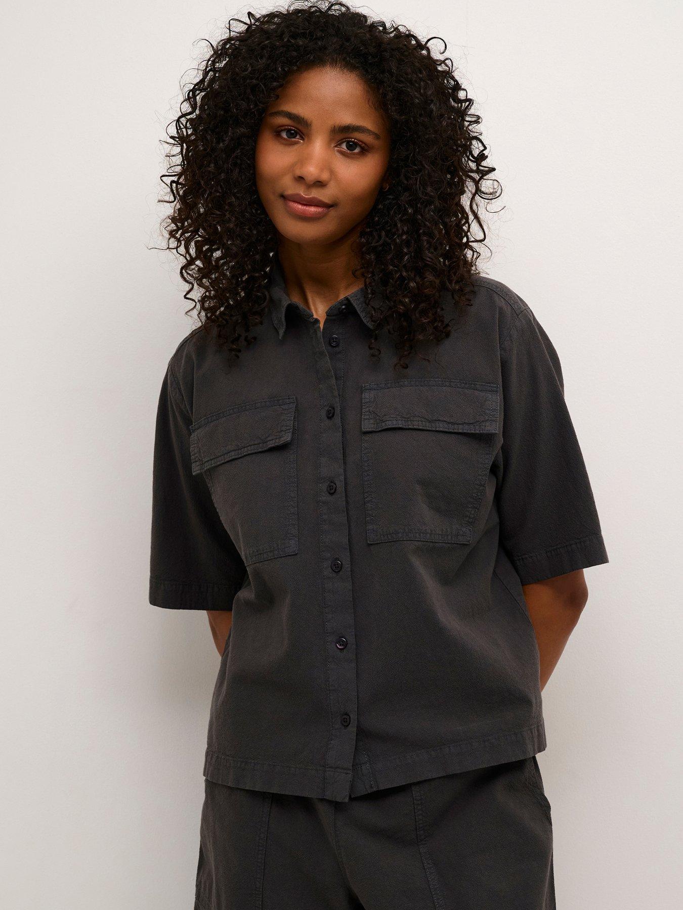 kaffe-naya-liah-shirt-grey