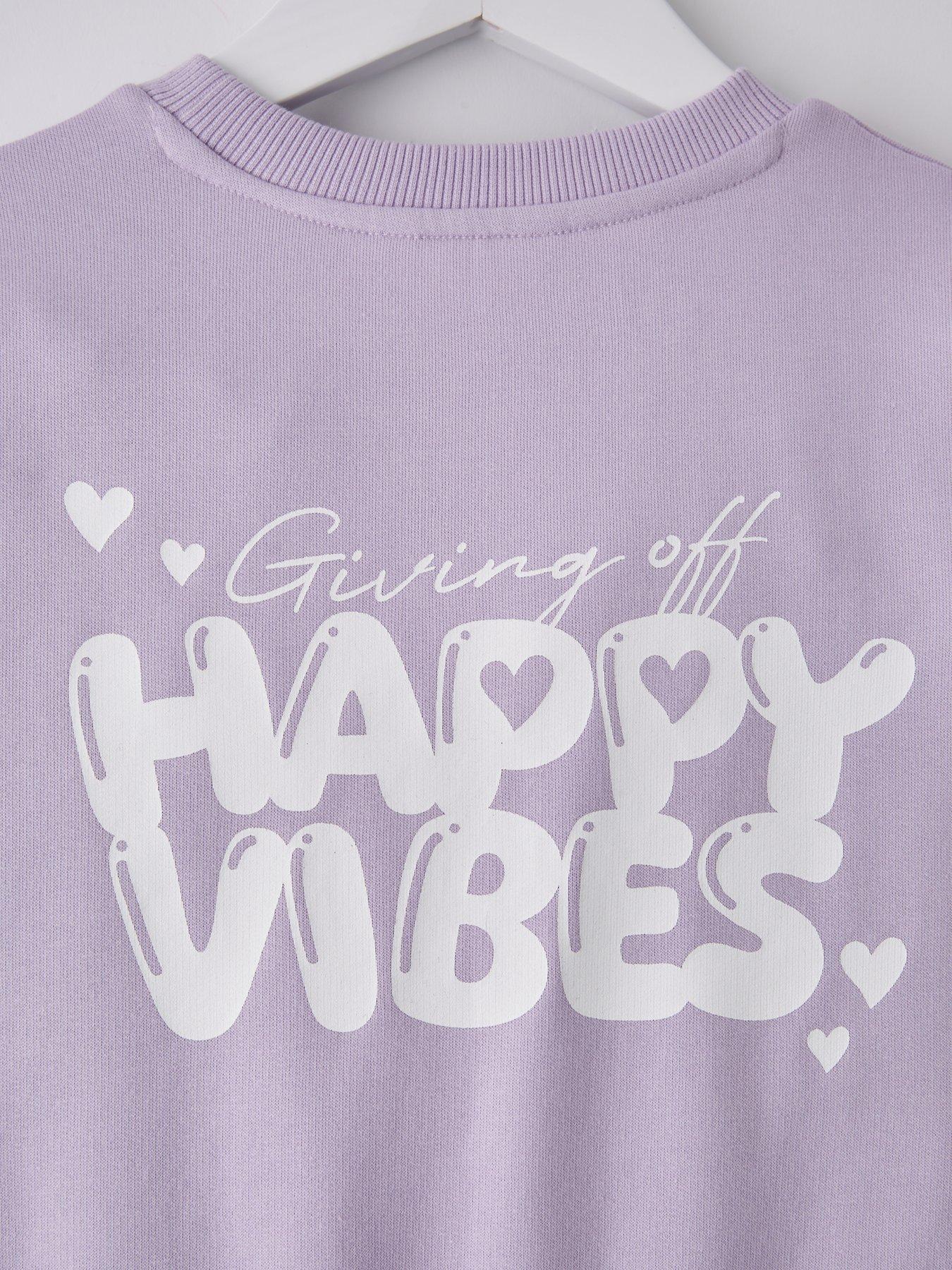  image of the-very-collection-girls-sweat-dress-with-tule-skirt-detail-purple