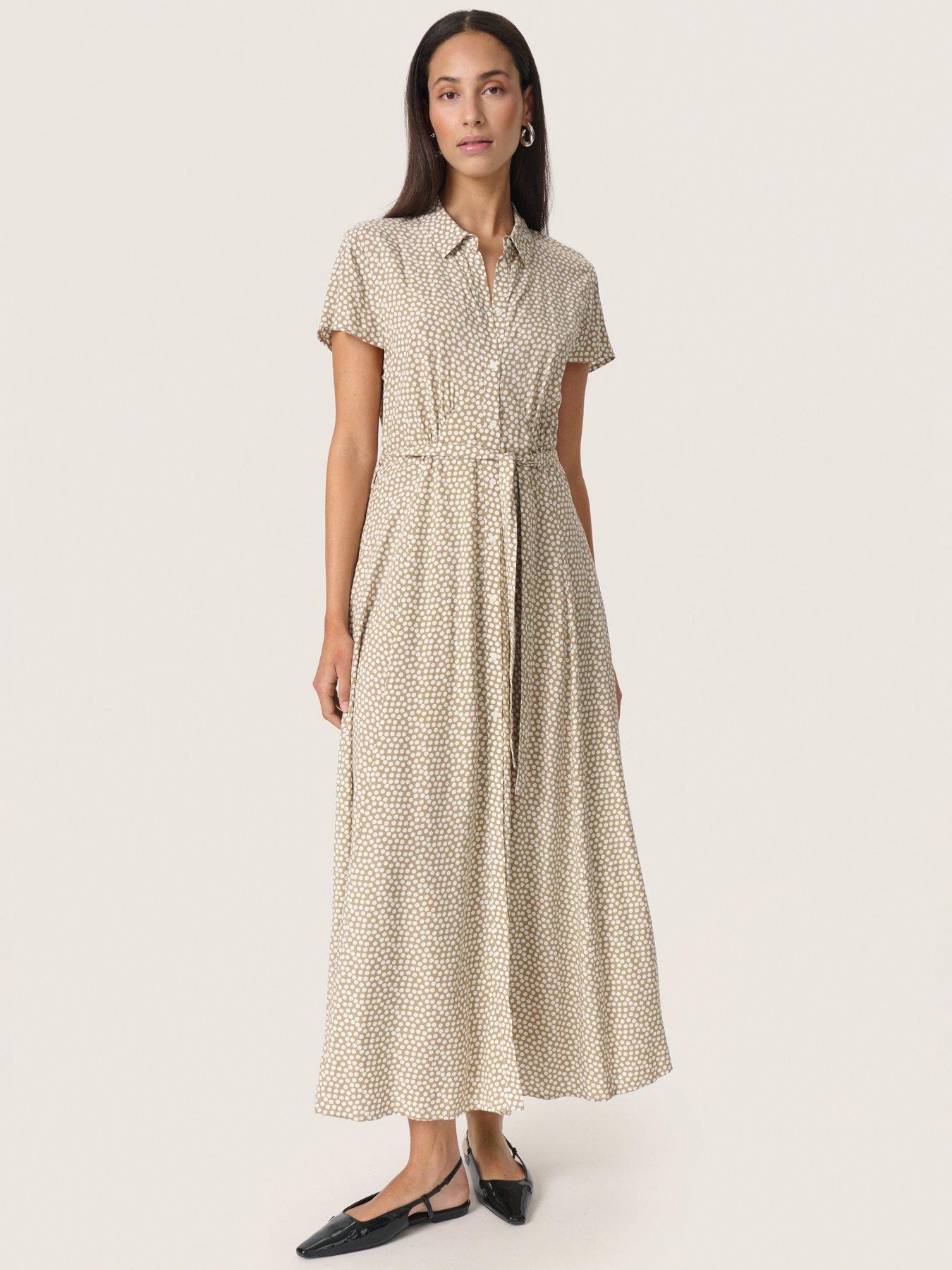 front image of soaked-in-luxury-arjana-maxi-dress-green