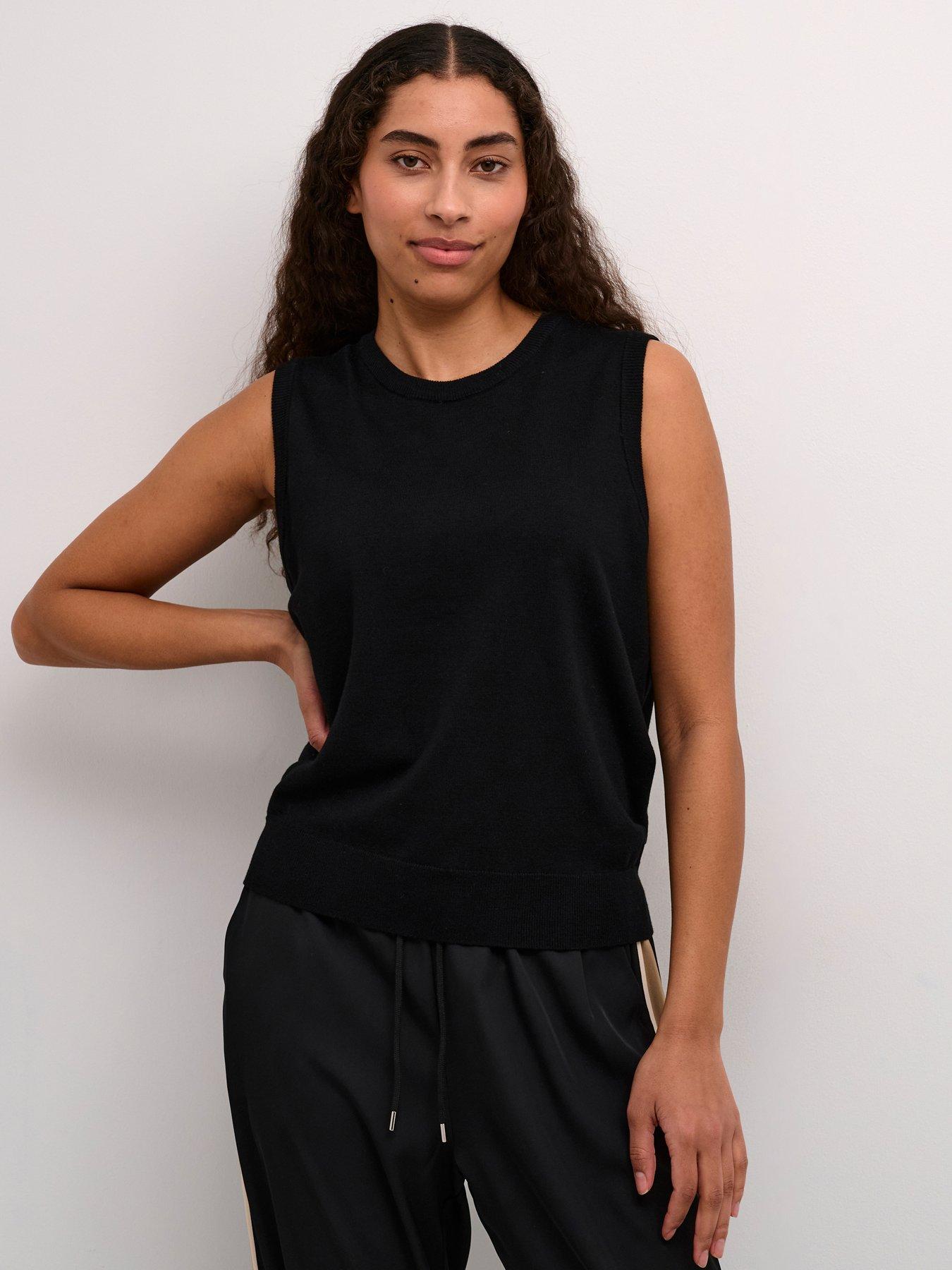 kaffe-lizza-pullover-black