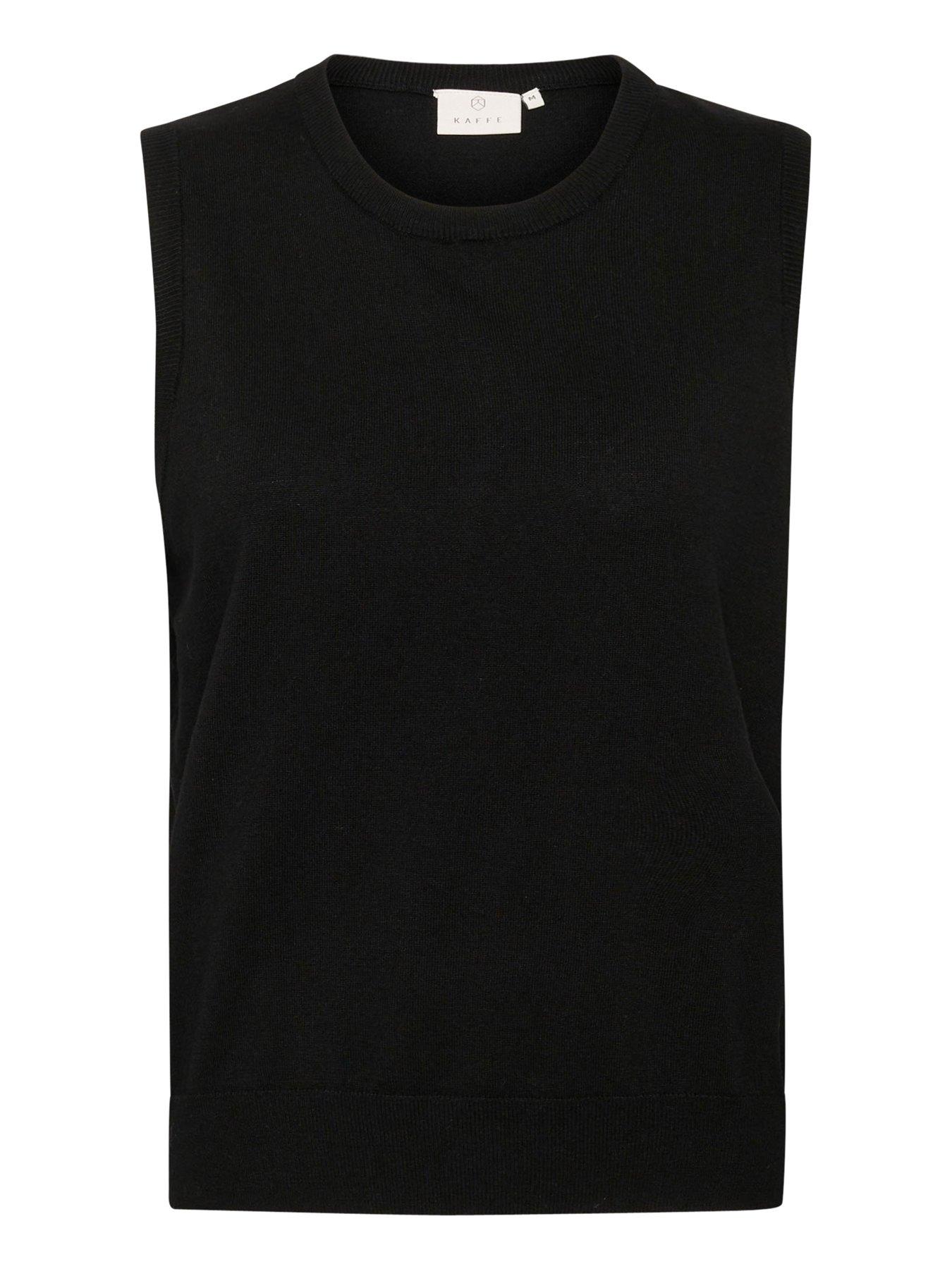  image of kaffe-lizza-pullover-black