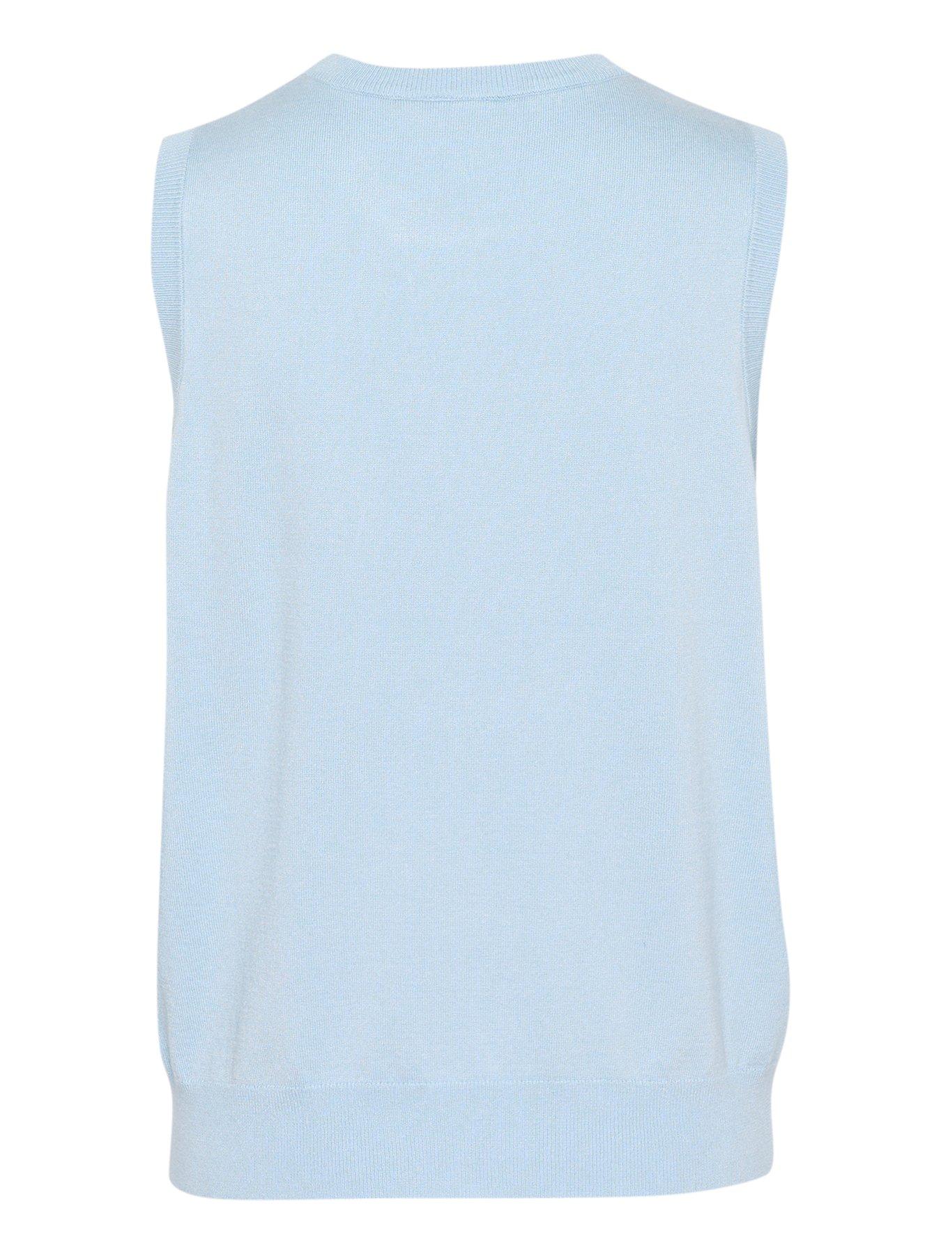  image of kaffe-lizza-vest-blue