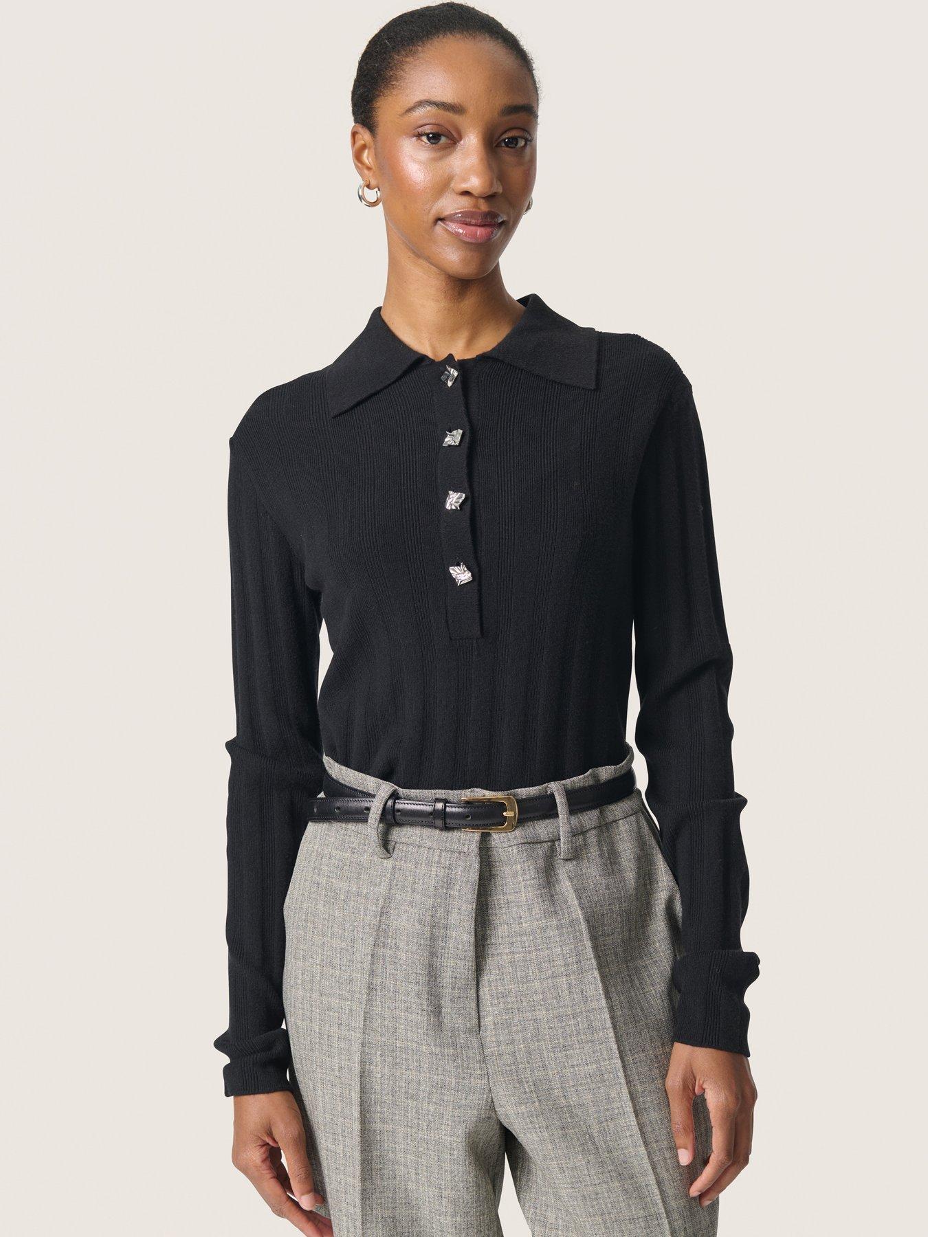 soaked-in-luxury-spina-pullover-black