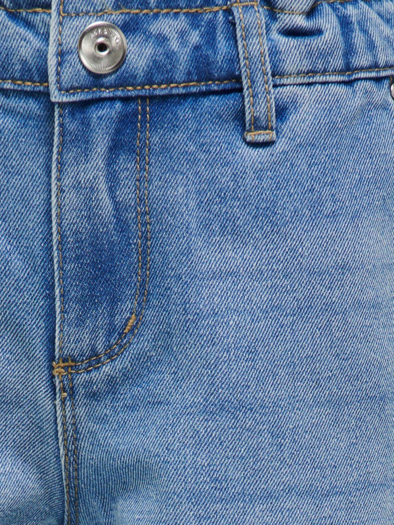 Image 6 of 6 of Only Kids Girls Comet Wide Leg Jeans - Light Blue