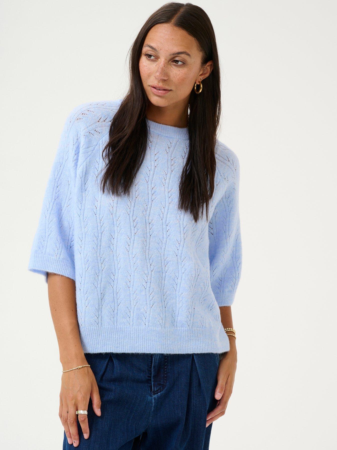 kaffe-tella-pullover-blue