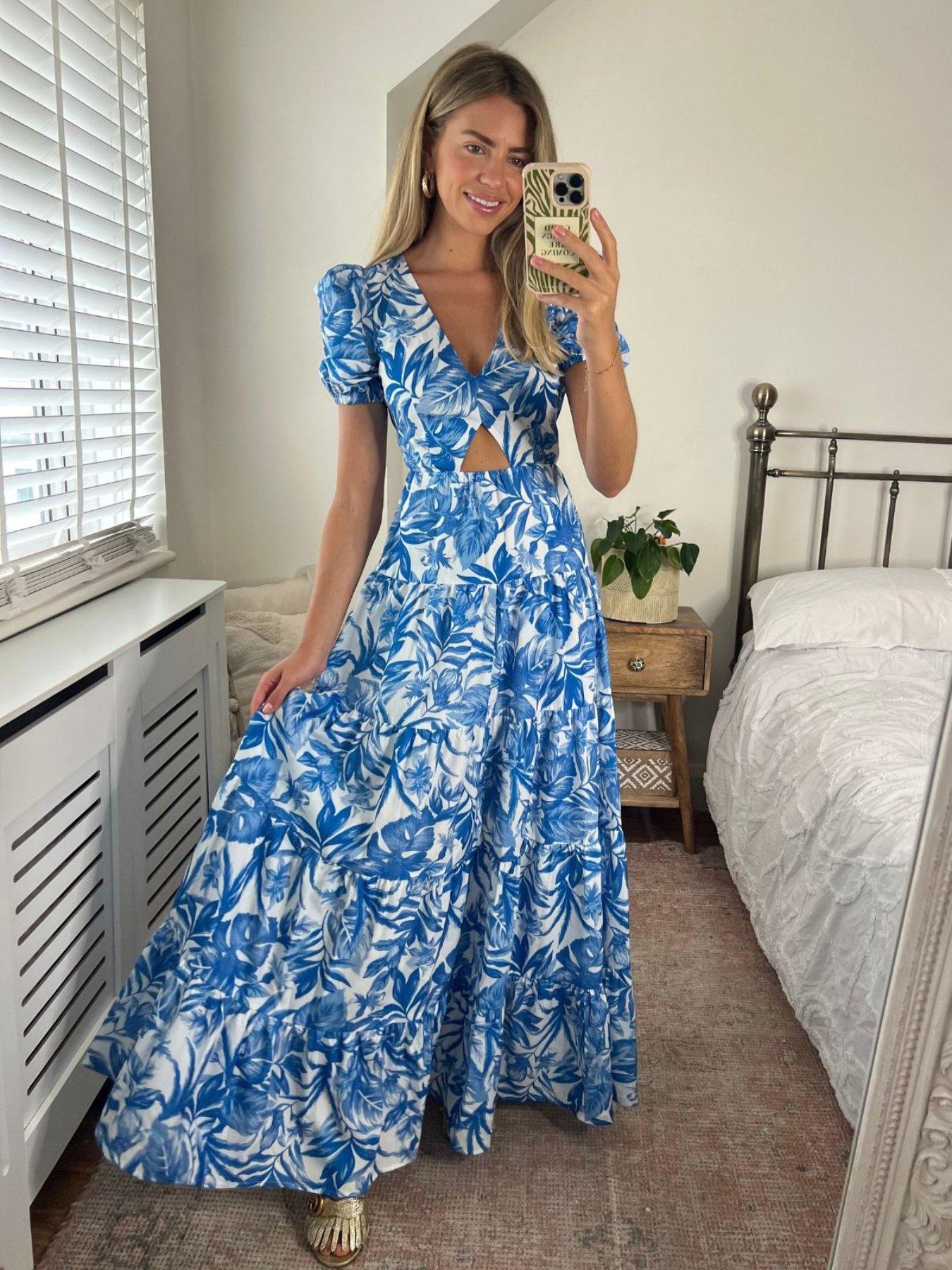 Style Cheat Zoe Dress - Blue | Littlewoods