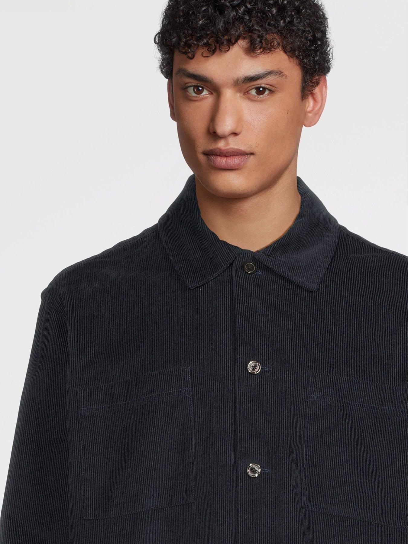 Image 4 of 6 of Selected Regtate Cord Casual Overshirt