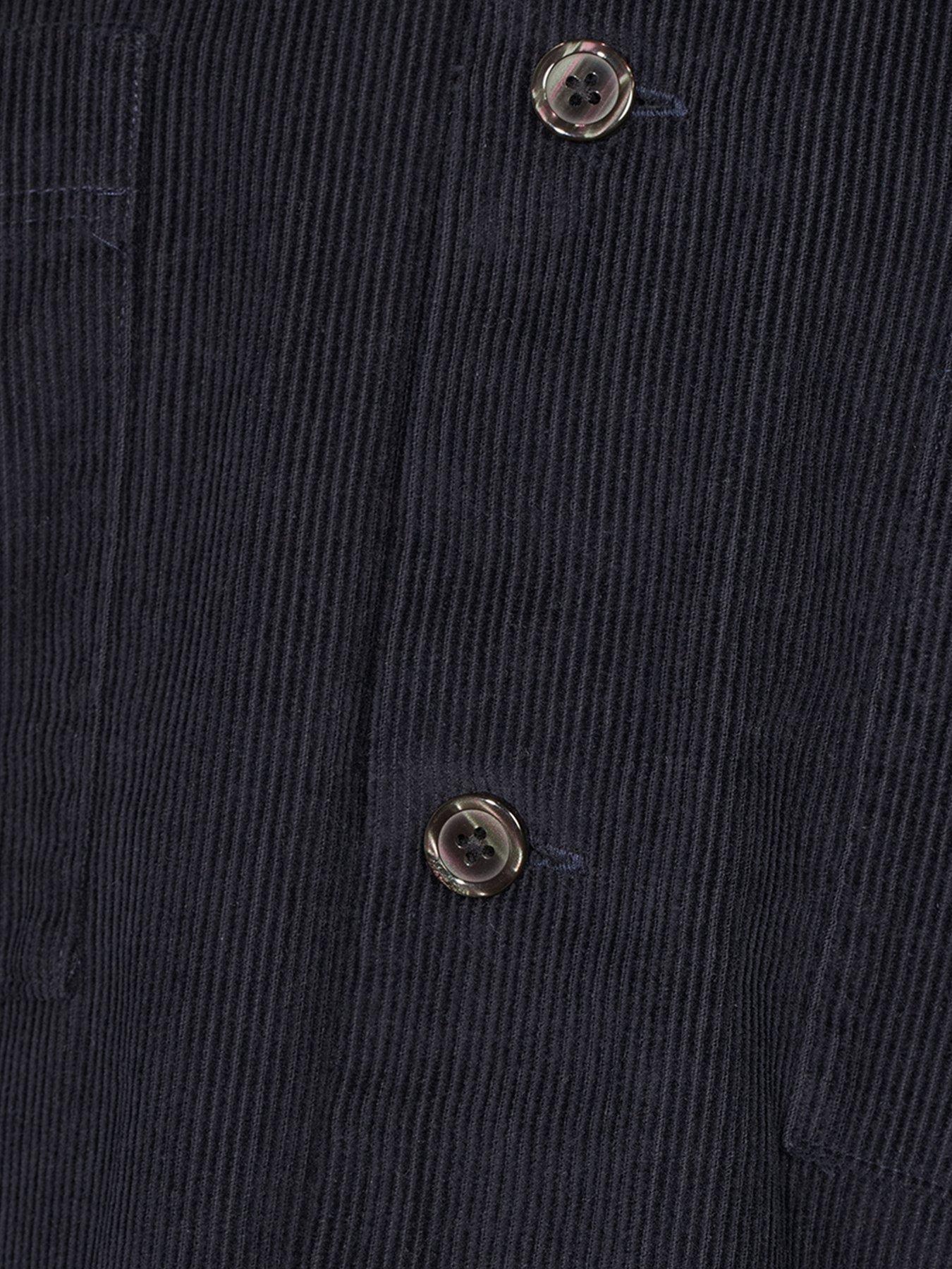  image of selected-homme-regtate-cord-casual-overshirt-navy