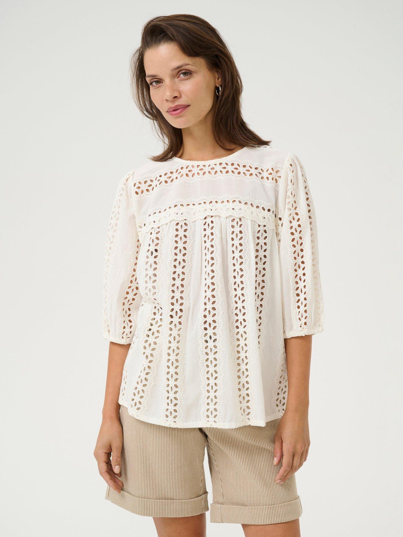 kaffe-randy-blouse-white