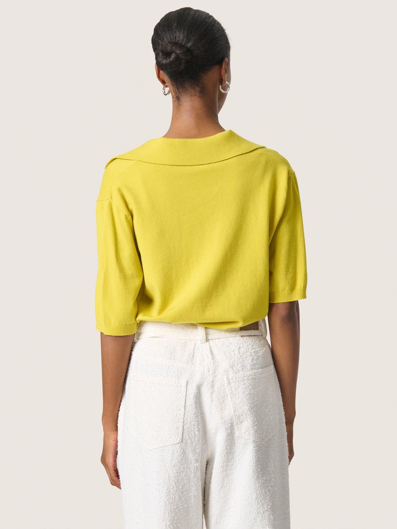 stillFront image of soaked-in-luxury-spina-pullover-yellow