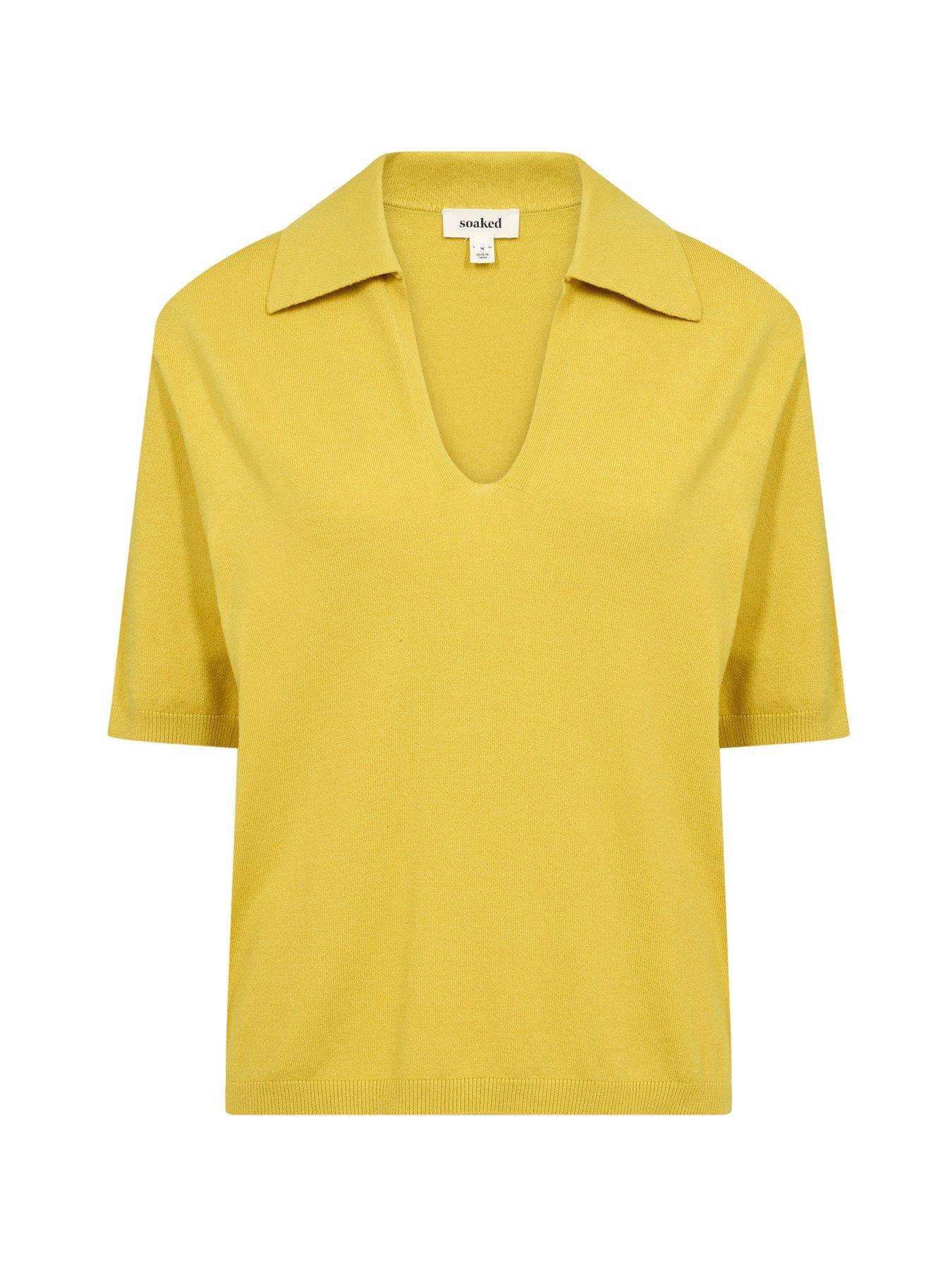  image of soaked-in-luxury-spina-pullover-yellow