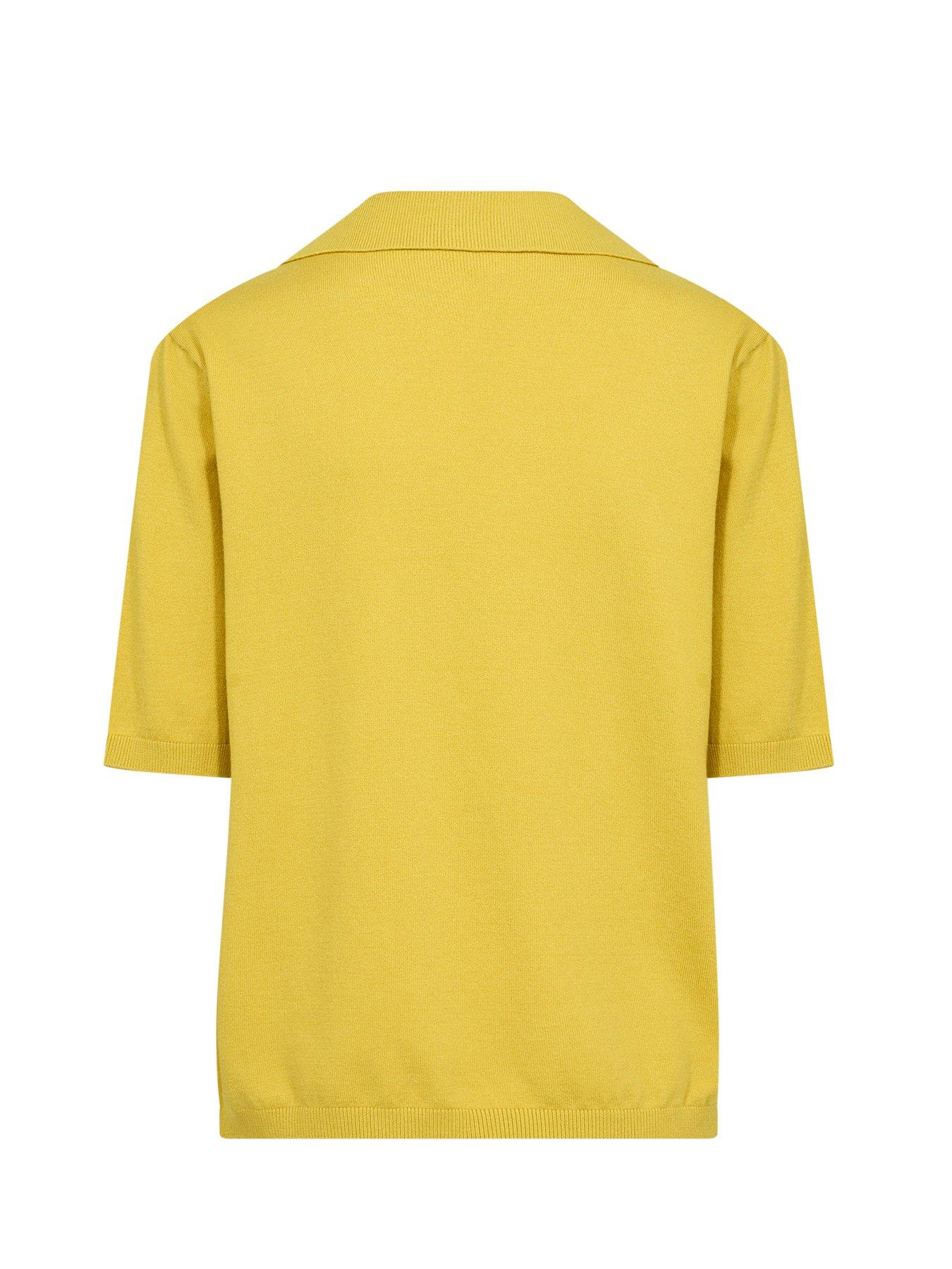  image of soaked-in-luxury-spina-pullover-yellow