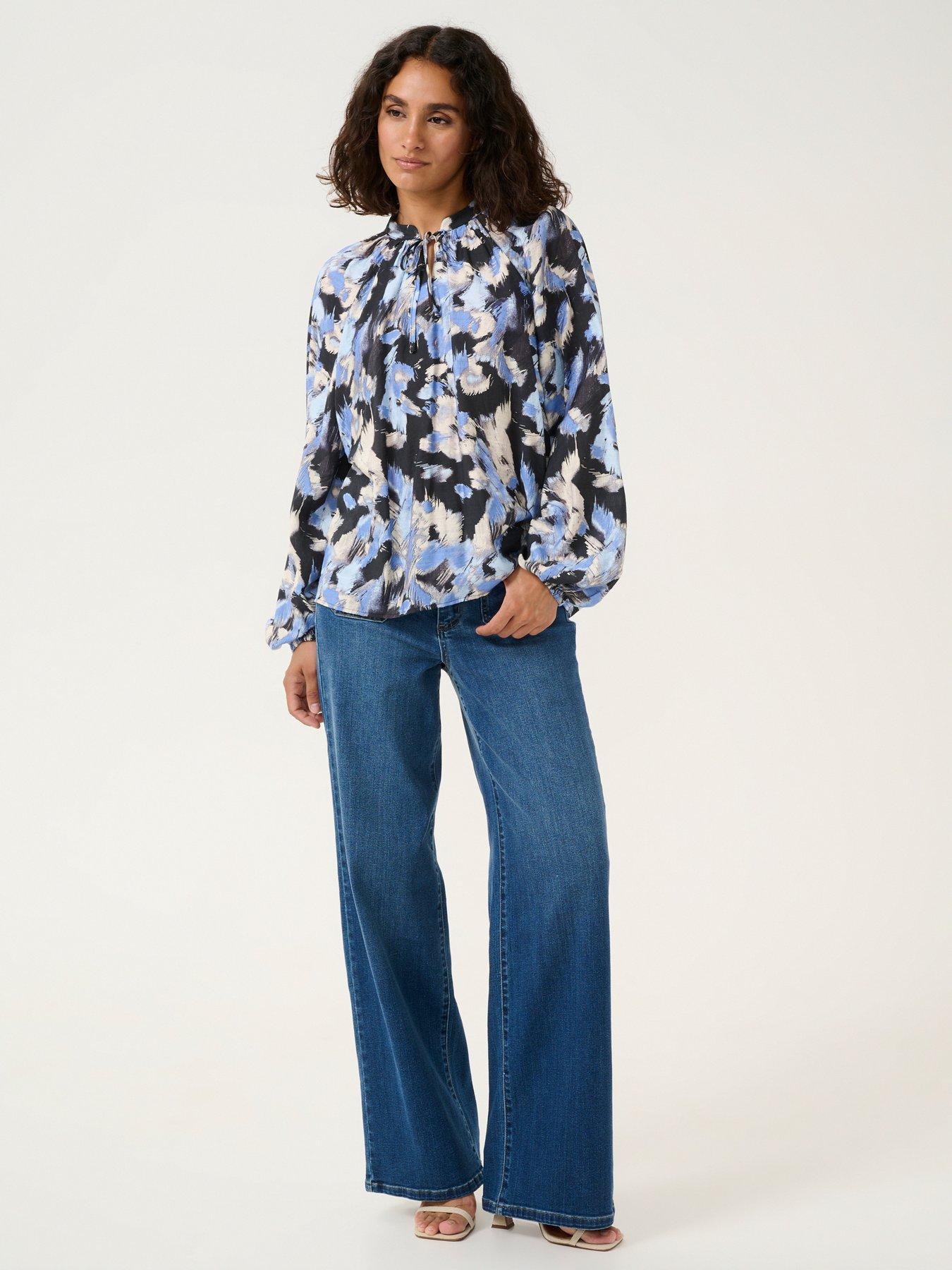  image of kaffe-victoria-blouse-multi