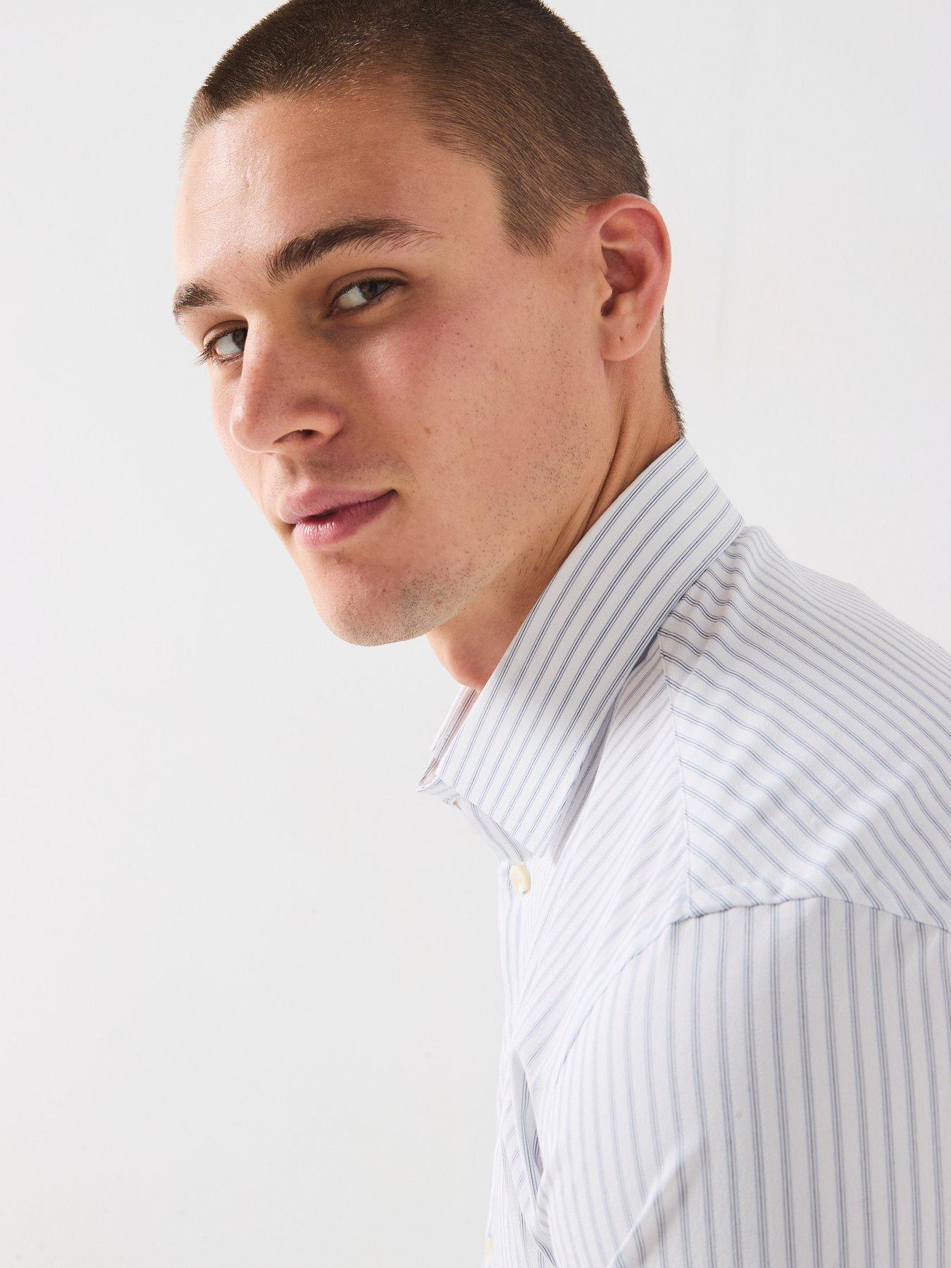 Image 5 of 6 of Selected Homme Slim Performance Long Sleeve Formal Shirt