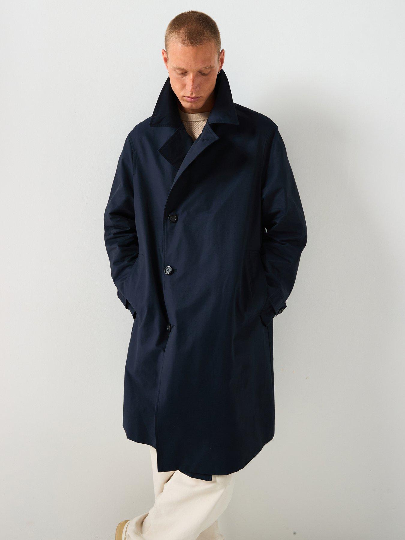  image of selected-homme-marcus-trenchcoat-navy