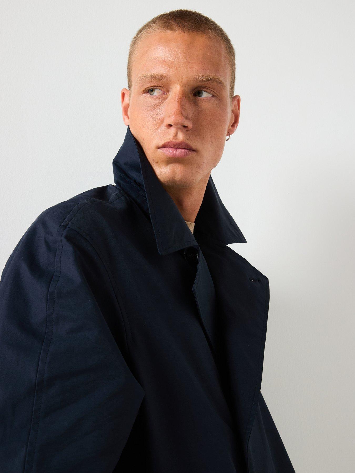  image of selected-homme-marcus-trenchcoat-navy