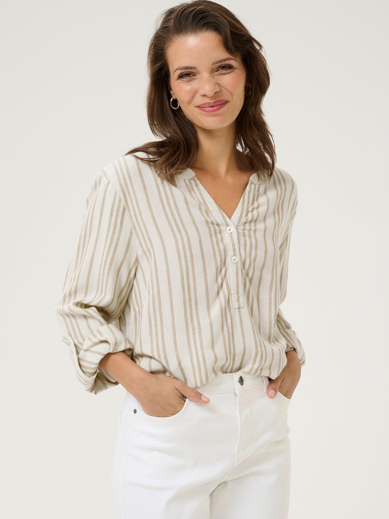 kaffe-milia-blouse-neutral