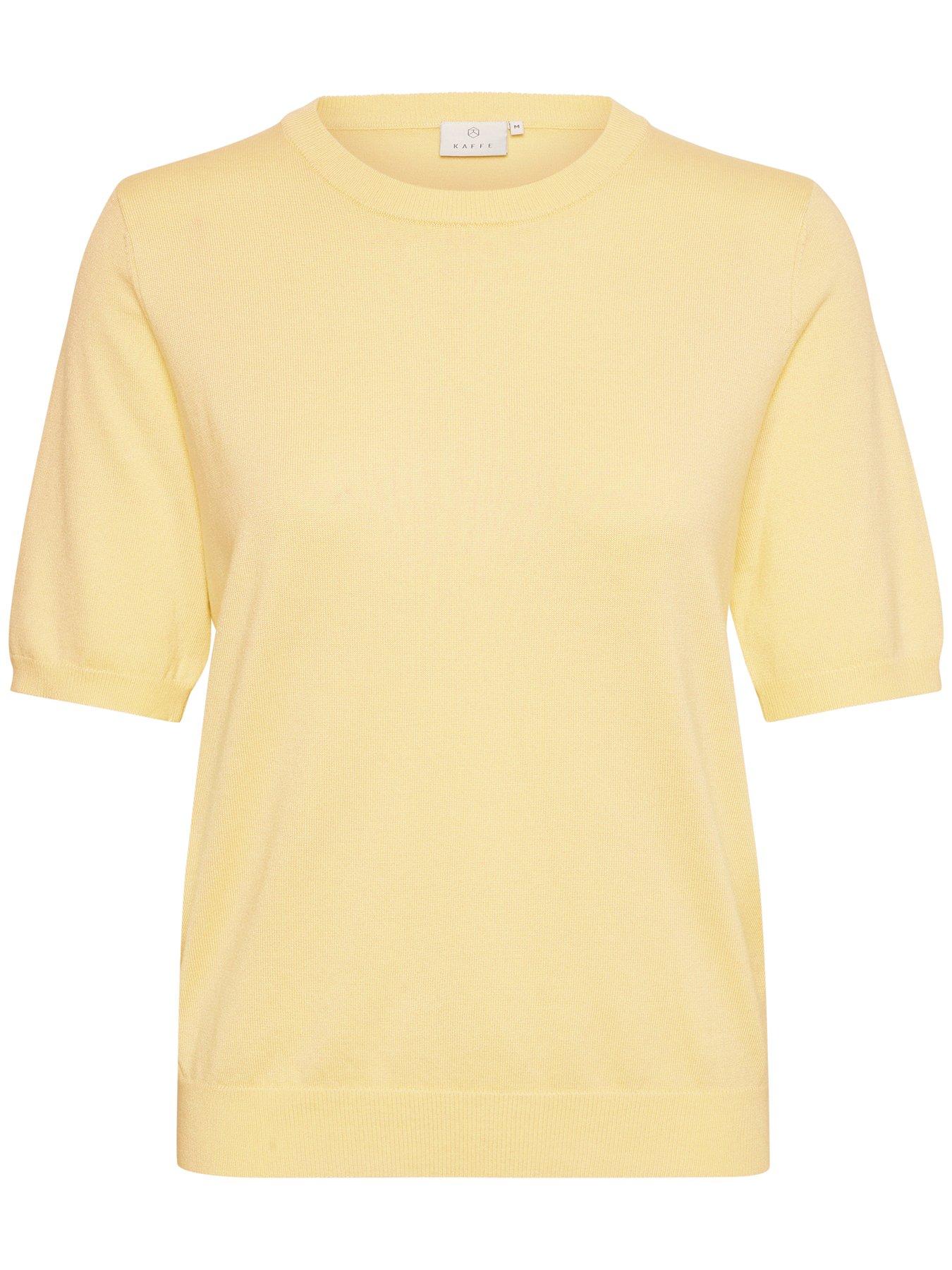  image of kaffe-lizza-pullover-yellow