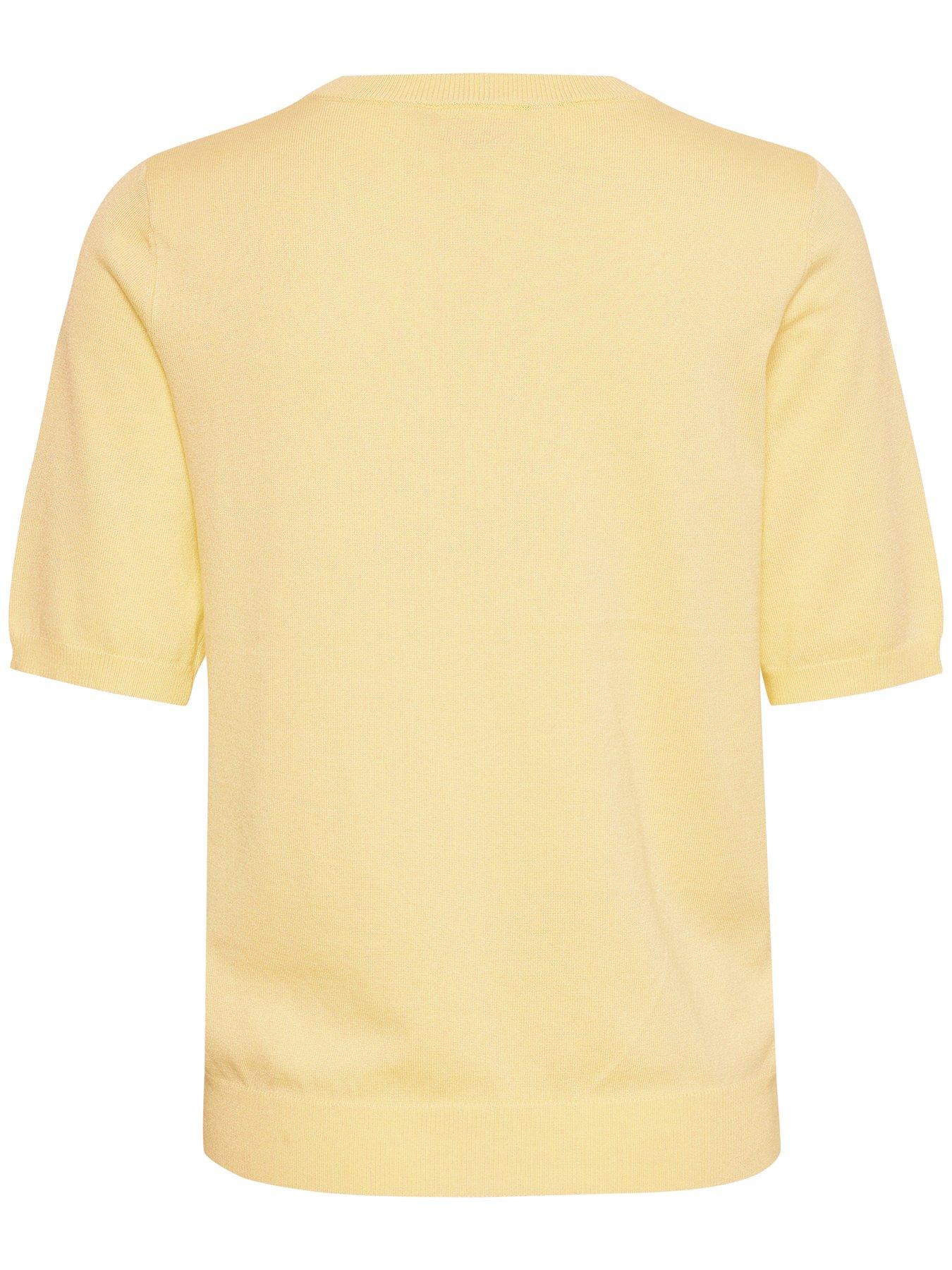  image of kaffe-lizza-pullover-yellow