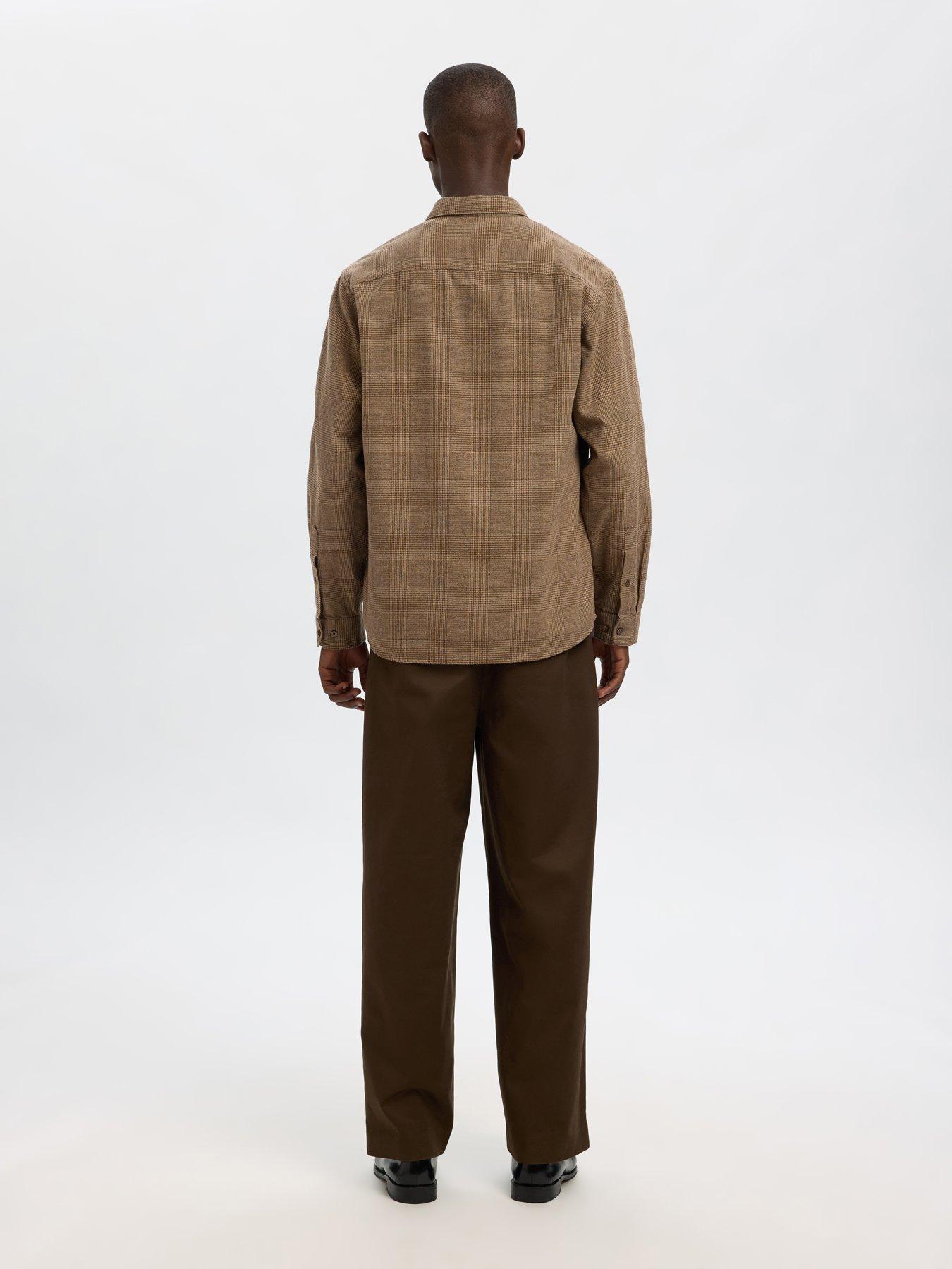 Image 2 of 6 of Selected Noah Long Sleeve Brushed Casual Shirt