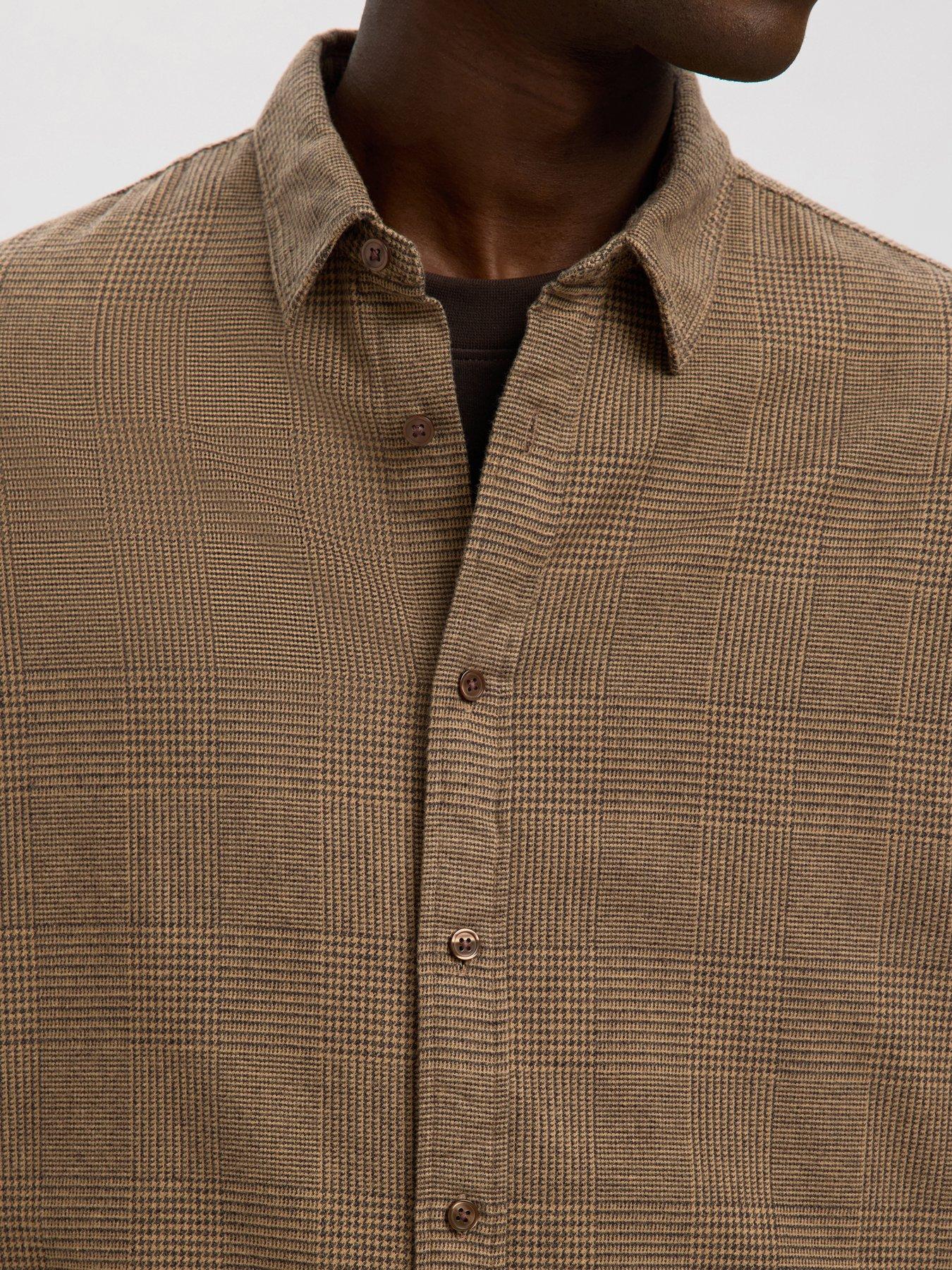 Image 5 of 6 of Selected Noah Long Sleeve Brushed Casual Shirt