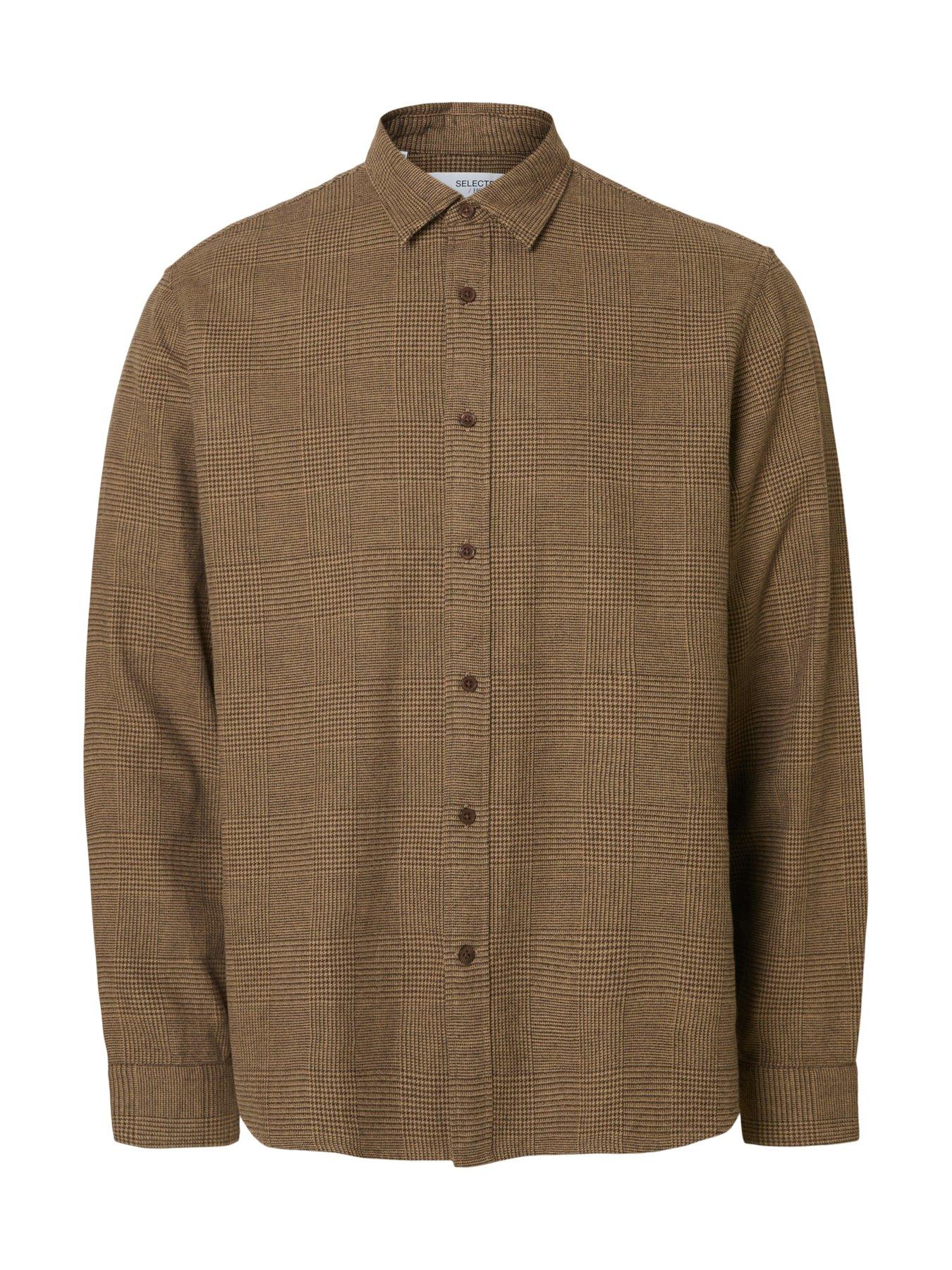 Image 6 of 6 of Selected Noah Long Sleeve Brushed Casual Shirt