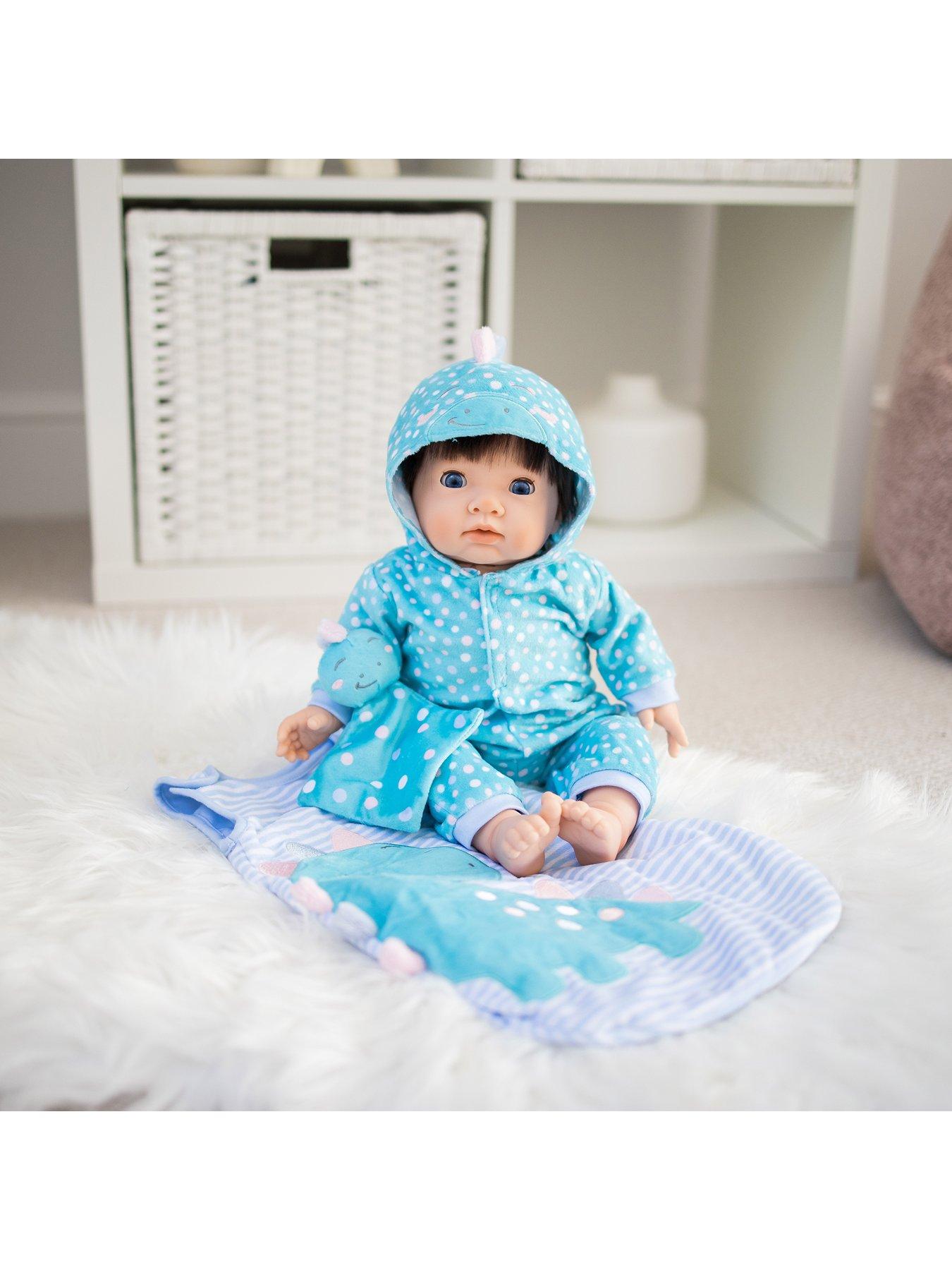  image of tiny-treasures-tiny-treasures-sleepy-dino-doll-set