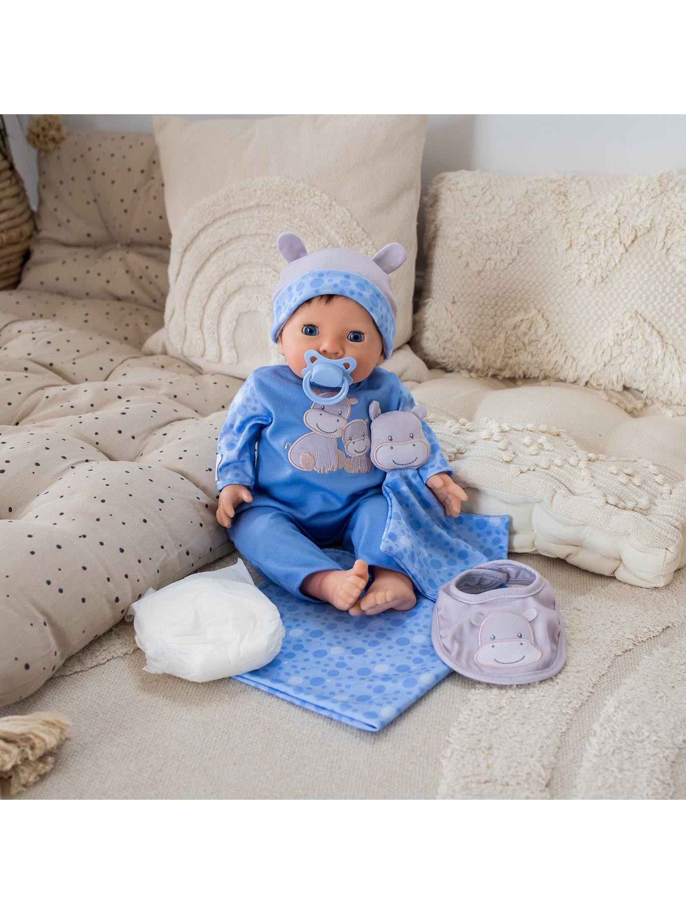  image of tiny-treasures-happy-hippo-dollnbspgift-set