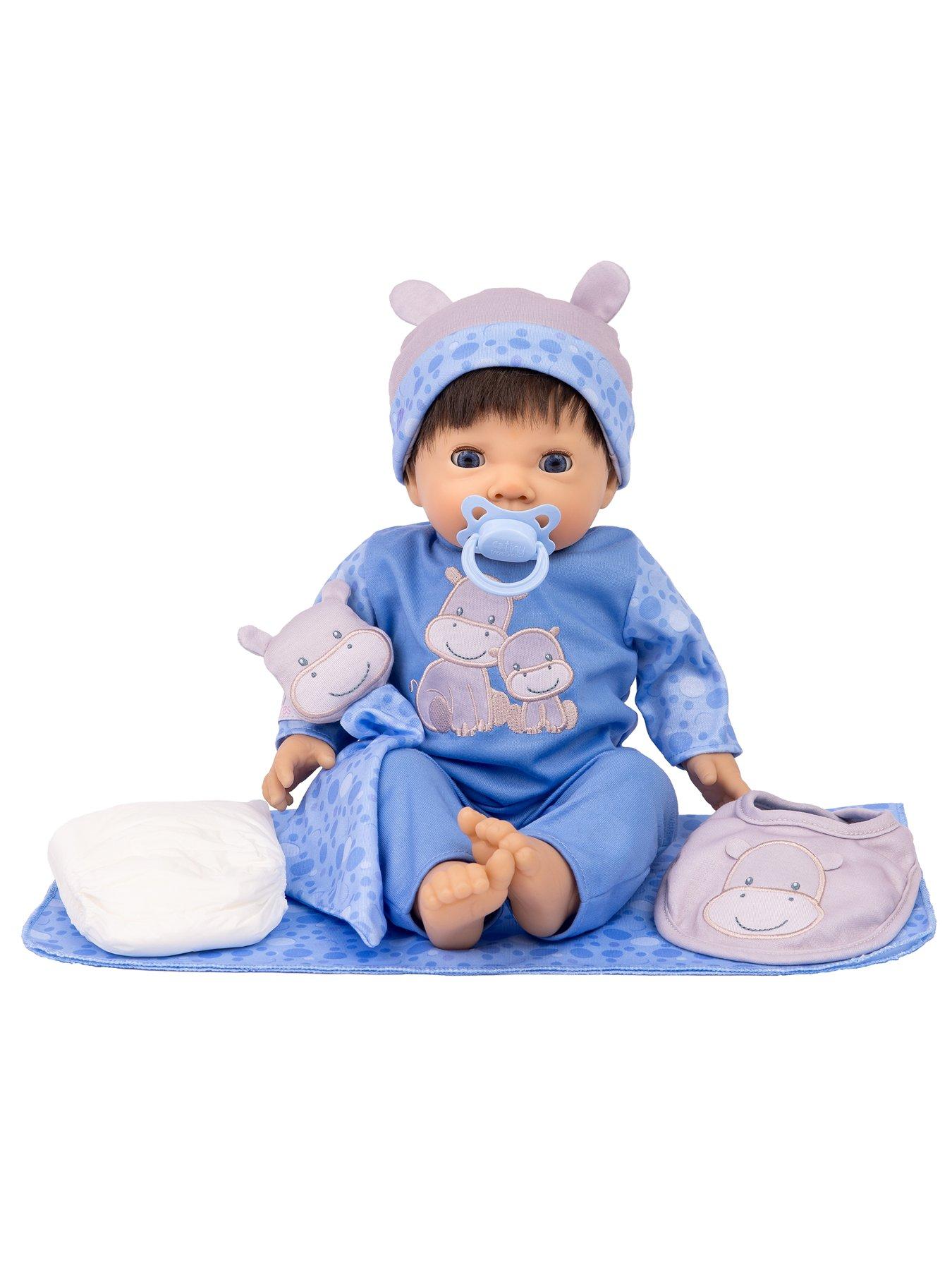  image of tiny-treasures-happy-hippo-dollnbspgift-set