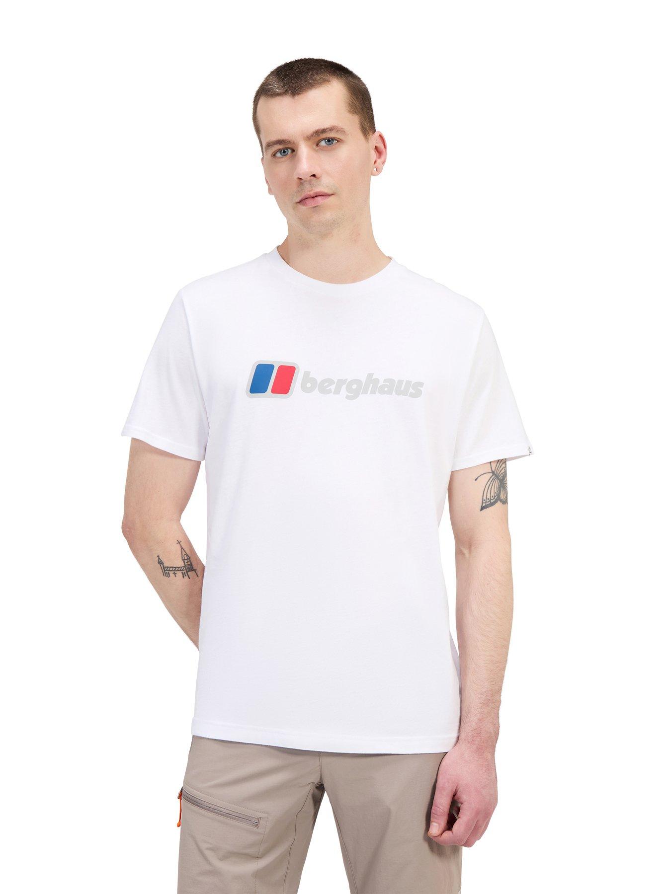 Image 1 of 6 of Berghaus Mens Berghaus Front &amp; Back Tee - White