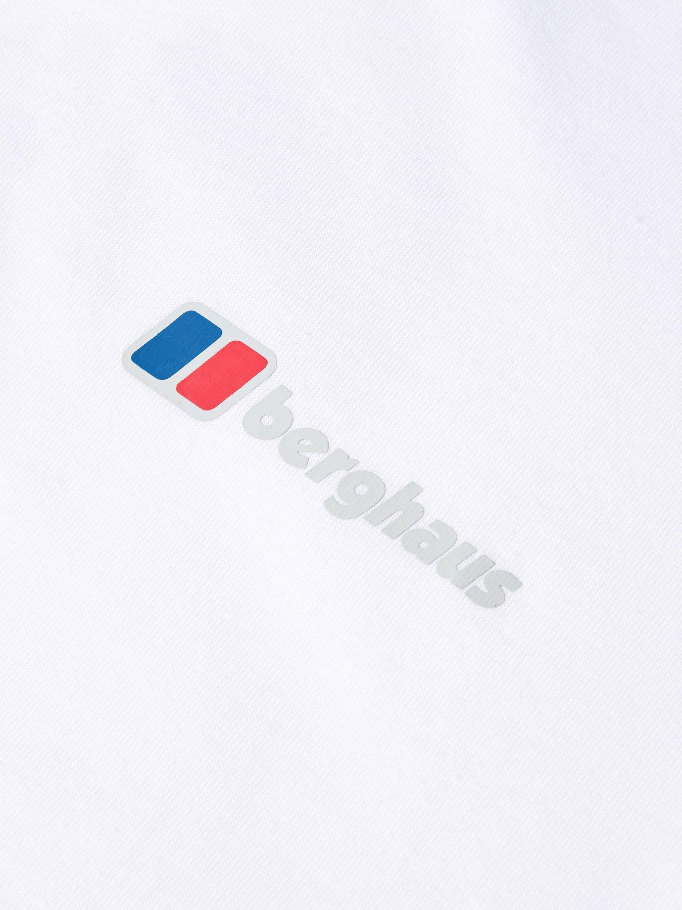 Image 6 of 6 of Berghaus Mens Berghaus Front &amp; Back Tee - White