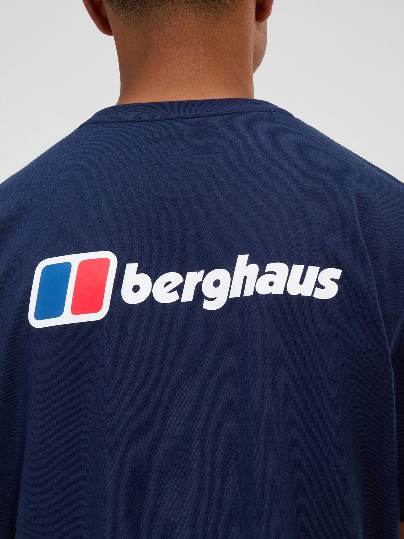 Image 4 of 6 of Berghaus Mens Berghaus Front &amp; Back Tee - Blue