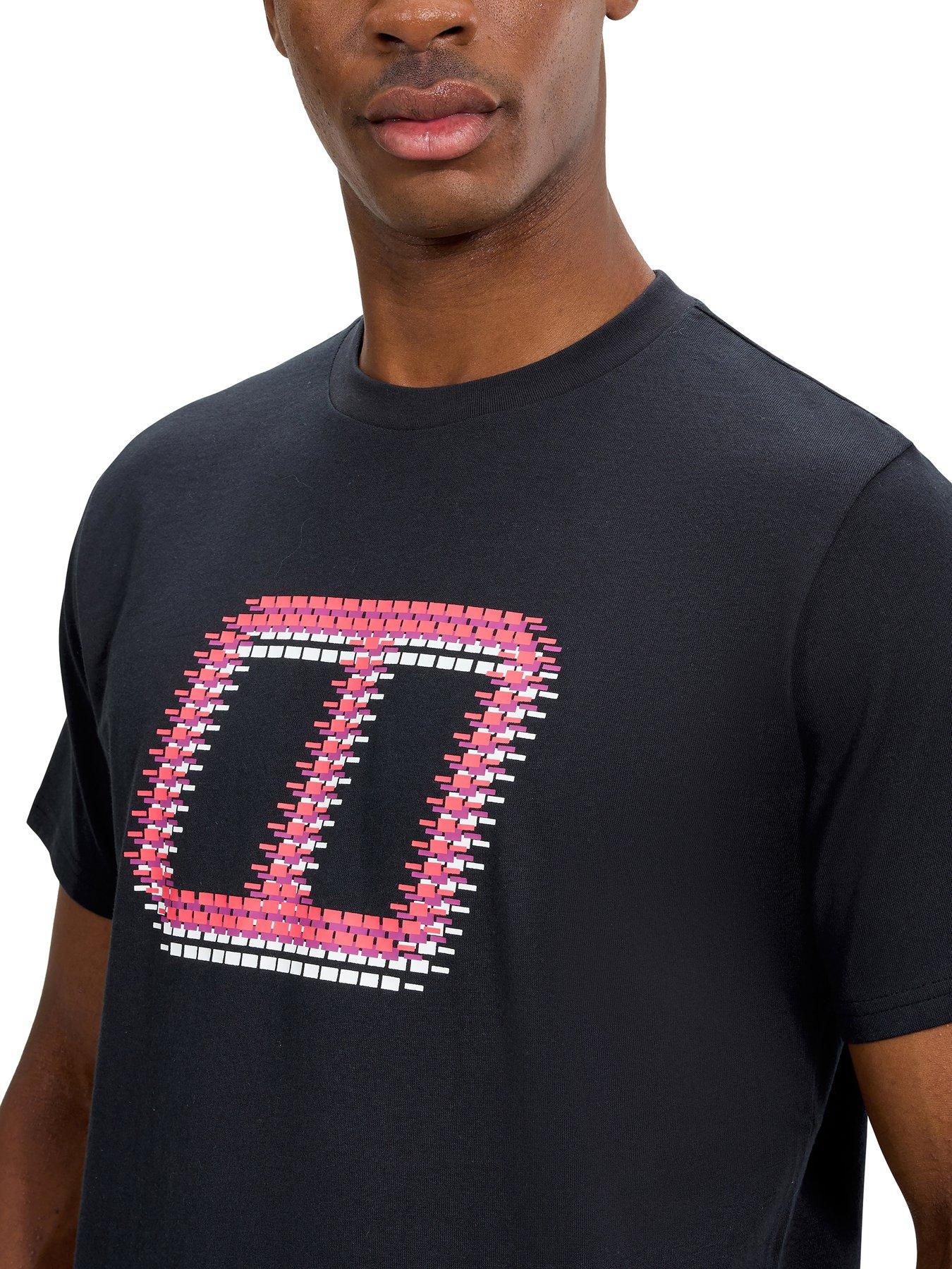 Image 4 of 6 of Berghaus Mens Berghaus Glitched Blocks Tee - Black