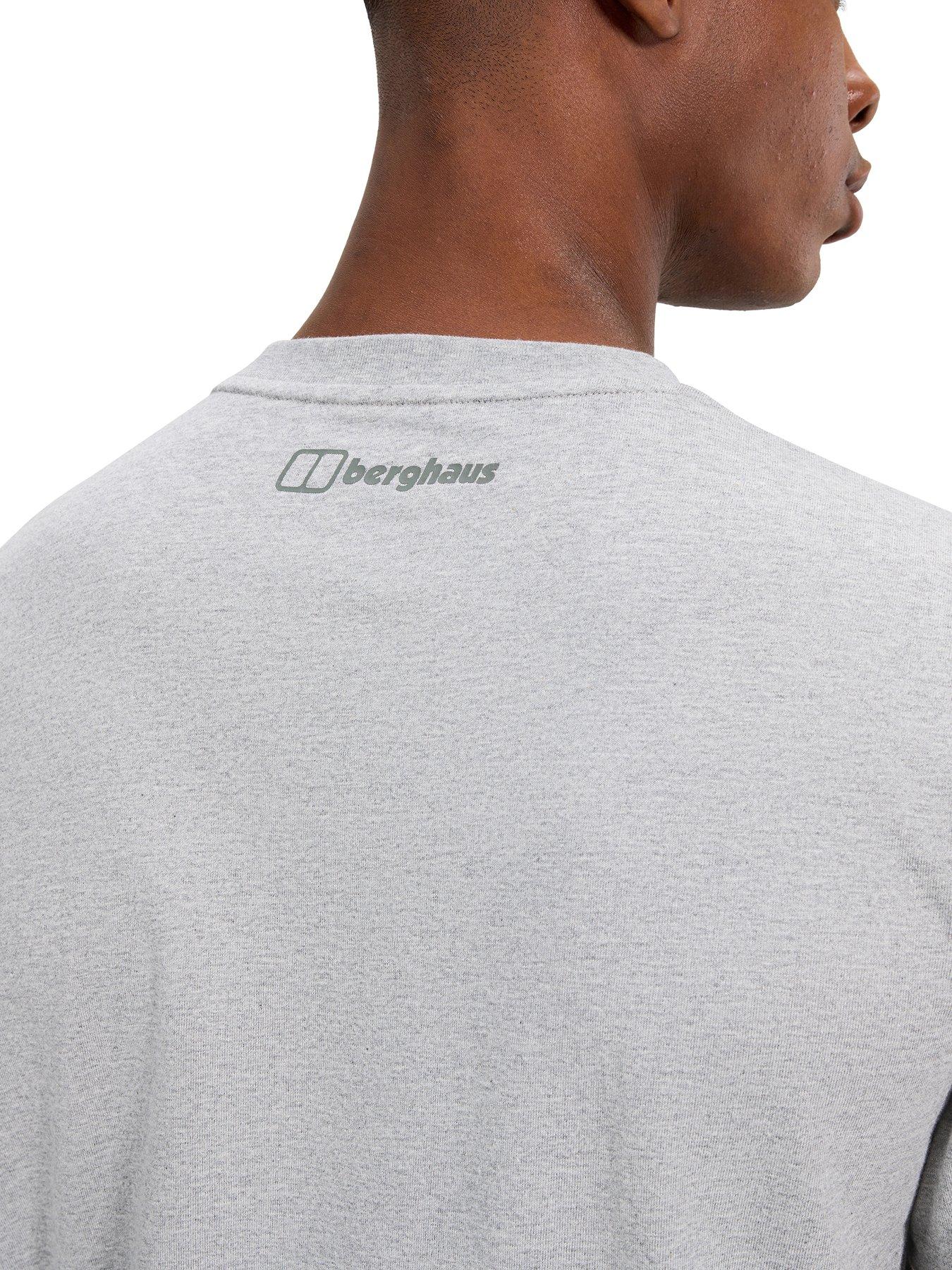  image of berghaus-mens-berghaus-glitched-blocks-tee-grey
