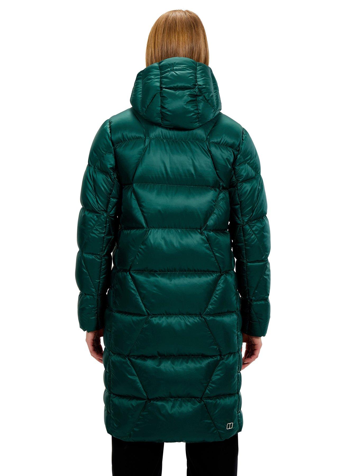Image 2 of 6 of Berghaus Womens Explorer Long Down Jacket - Green