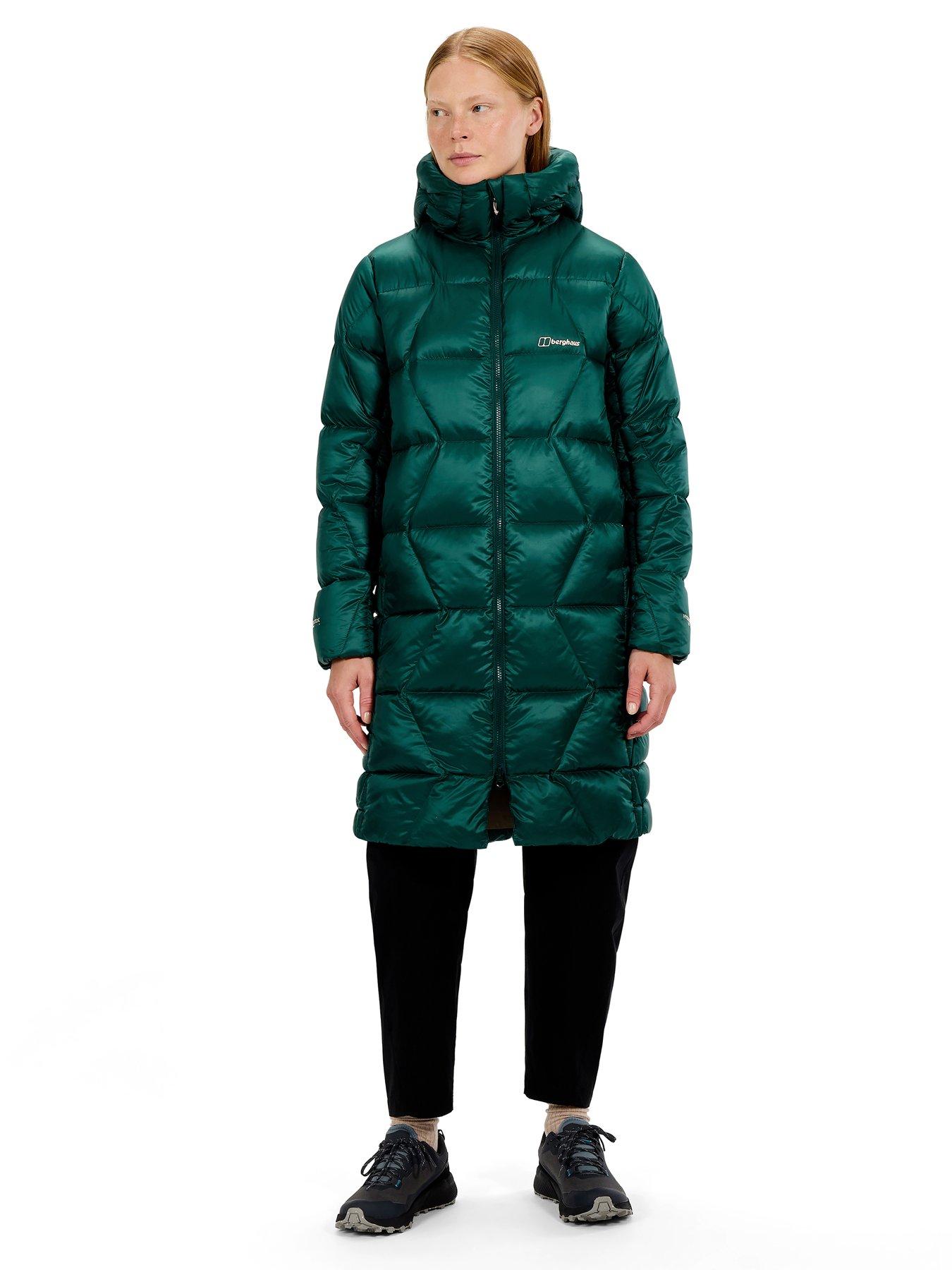 Image 3 of 6 of Berghaus Womens Explorer Long Down Jacket - Green