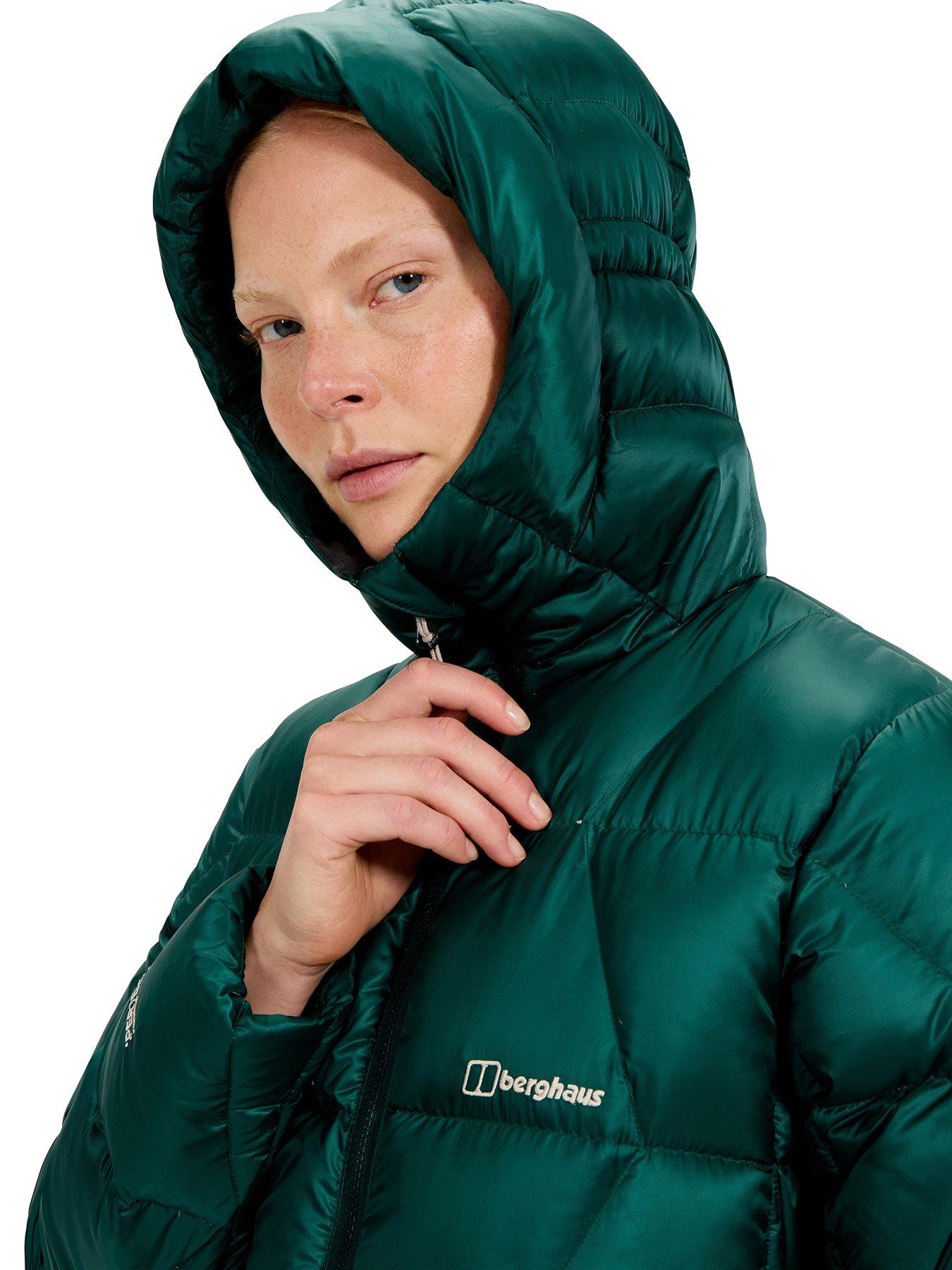 Image 6 of 6 of Berghaus Womens Explorer Long Down Jacket - Green